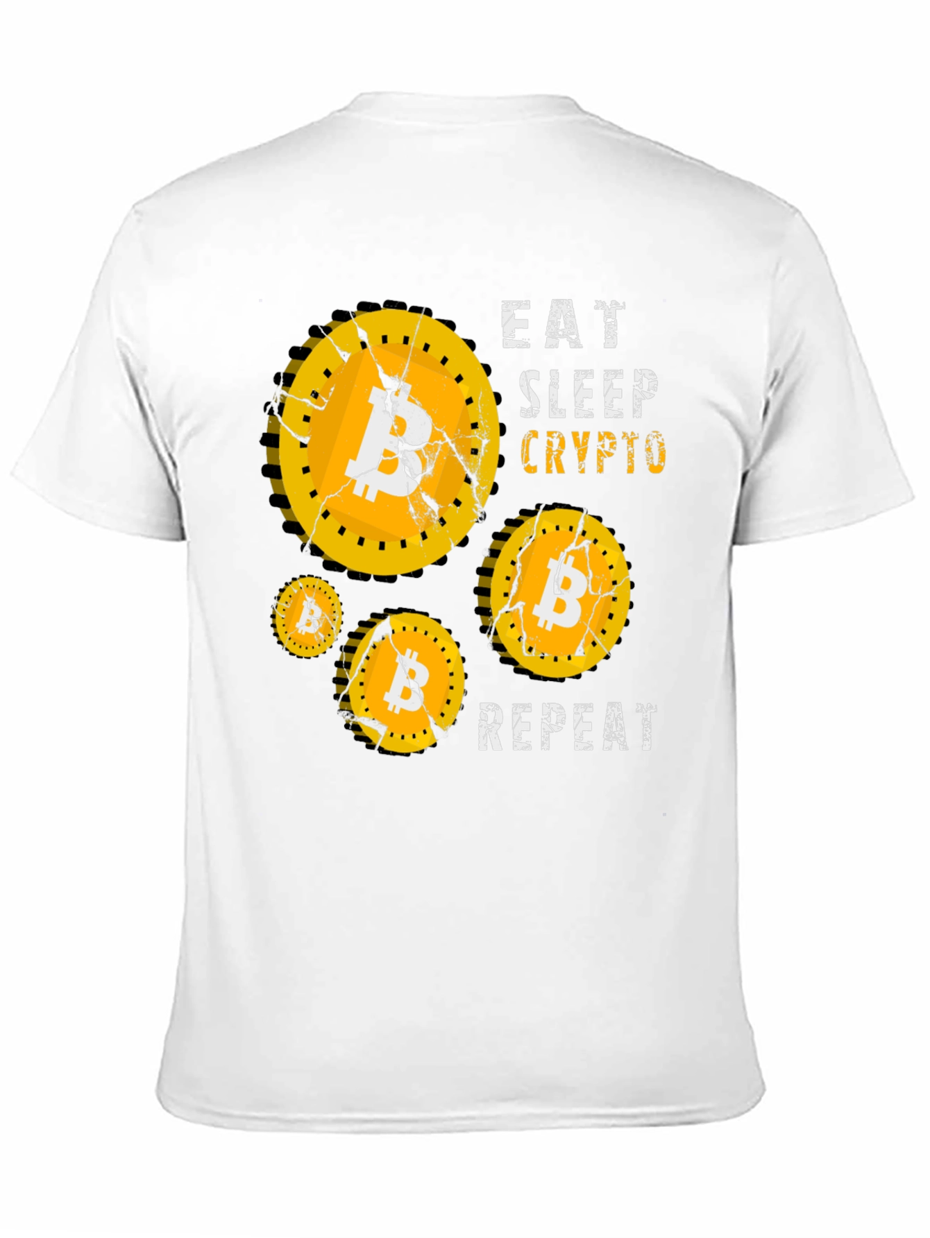 Eat Sleep Crypto Bitcoin T-Shirt