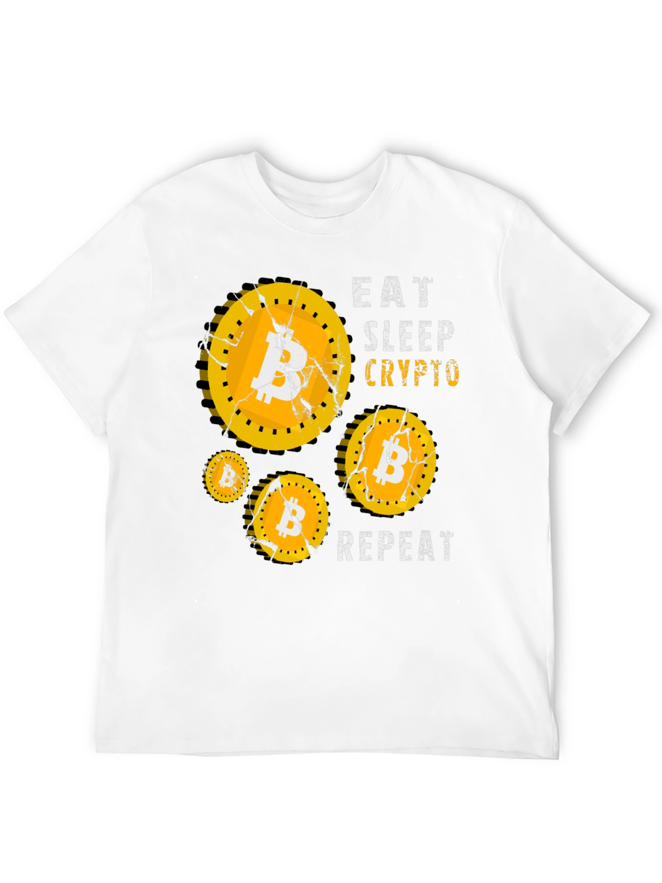 Eat Sleep Crypto Bitcoin T-Shirt