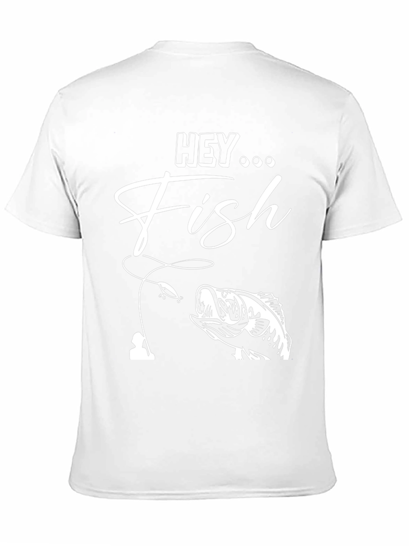 Hey Fish Graphic T-Shirt - Fishing Apparel