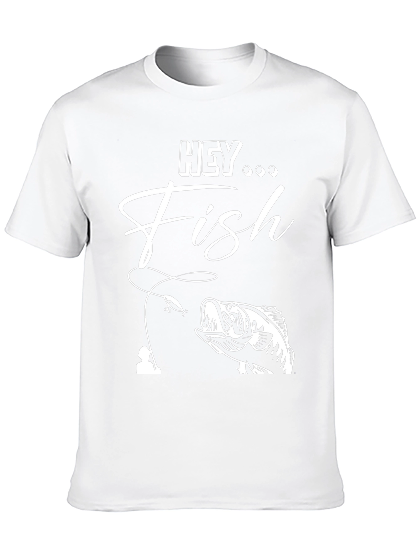 Hey Fish Graphic T-Shirt - Fishing Apparel
