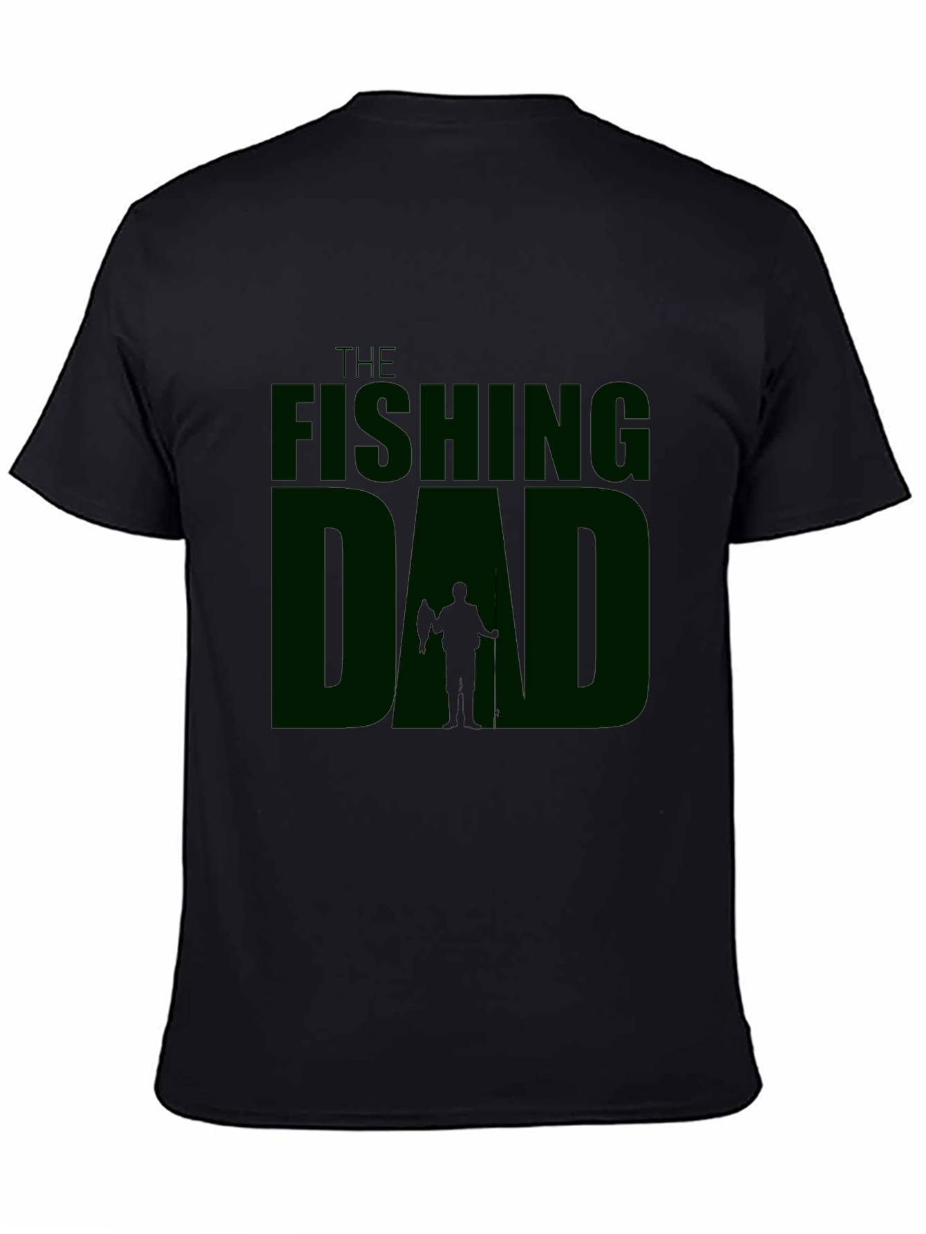 The Fishing Dad Black T-Shirt - Fisherman Apparel