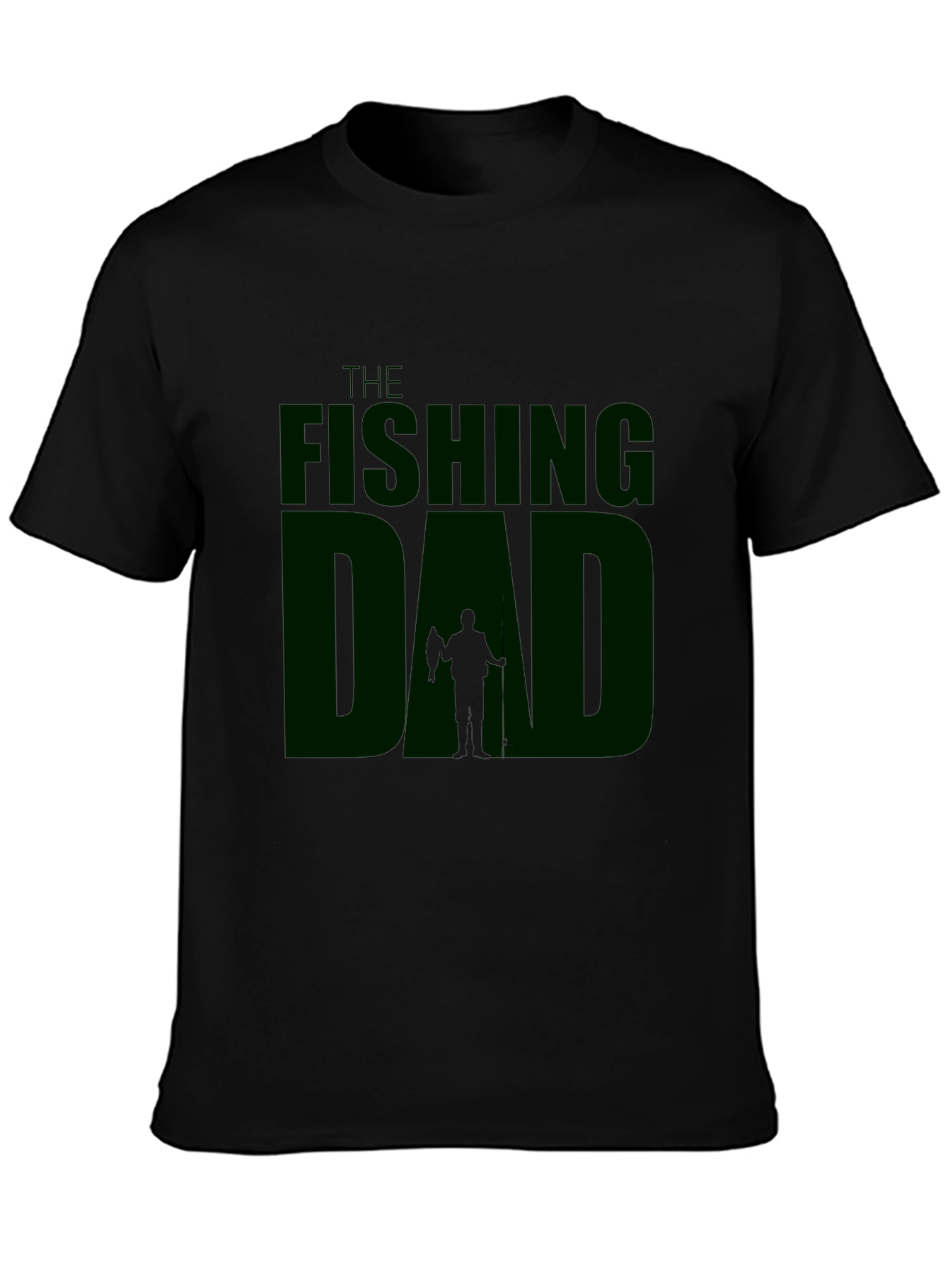The Fishing Dad Black T-Shirt - Fisherman Apparel