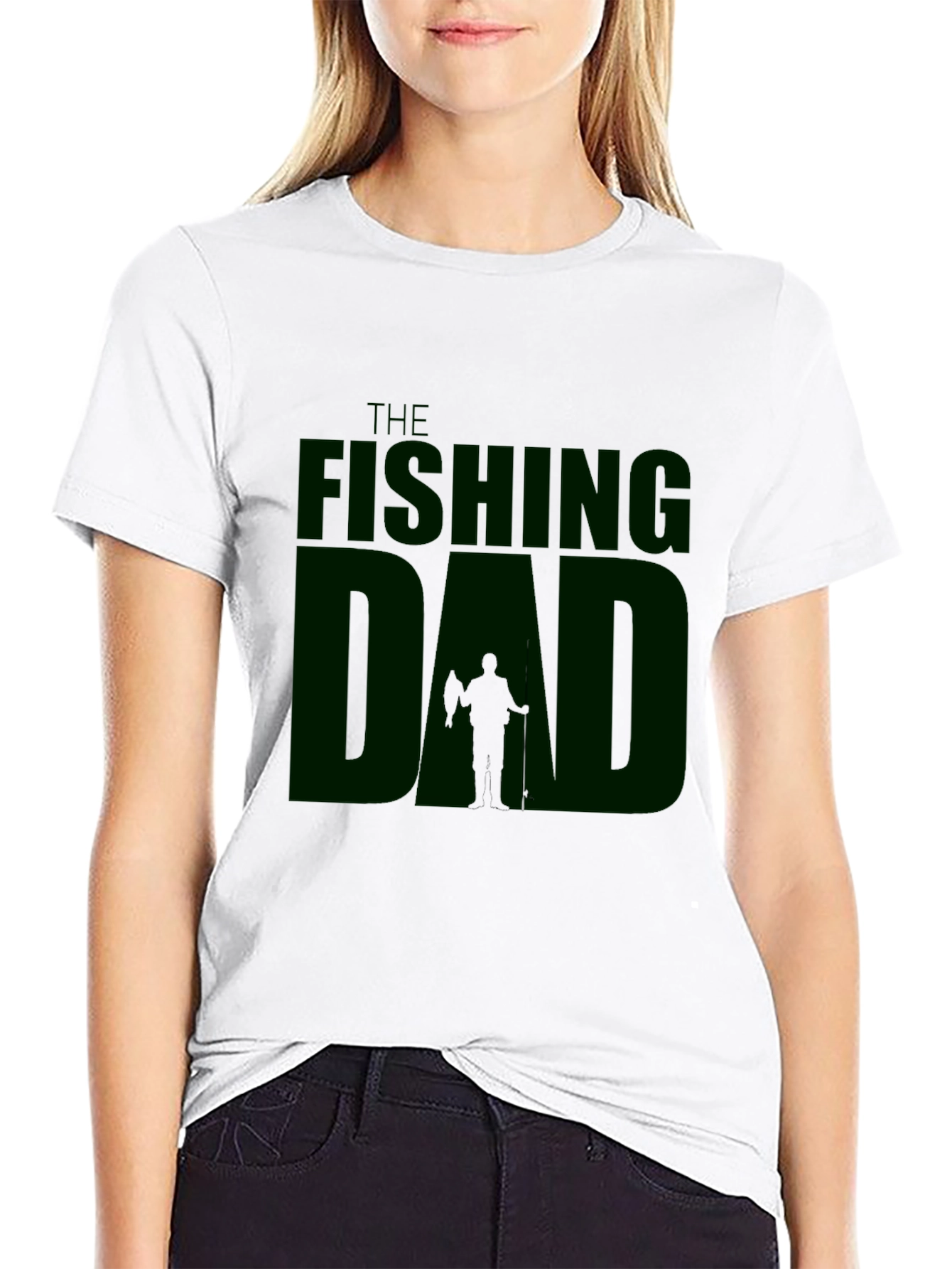 The Fishing Dad Black T-Shirt - Fisherman Apparel
