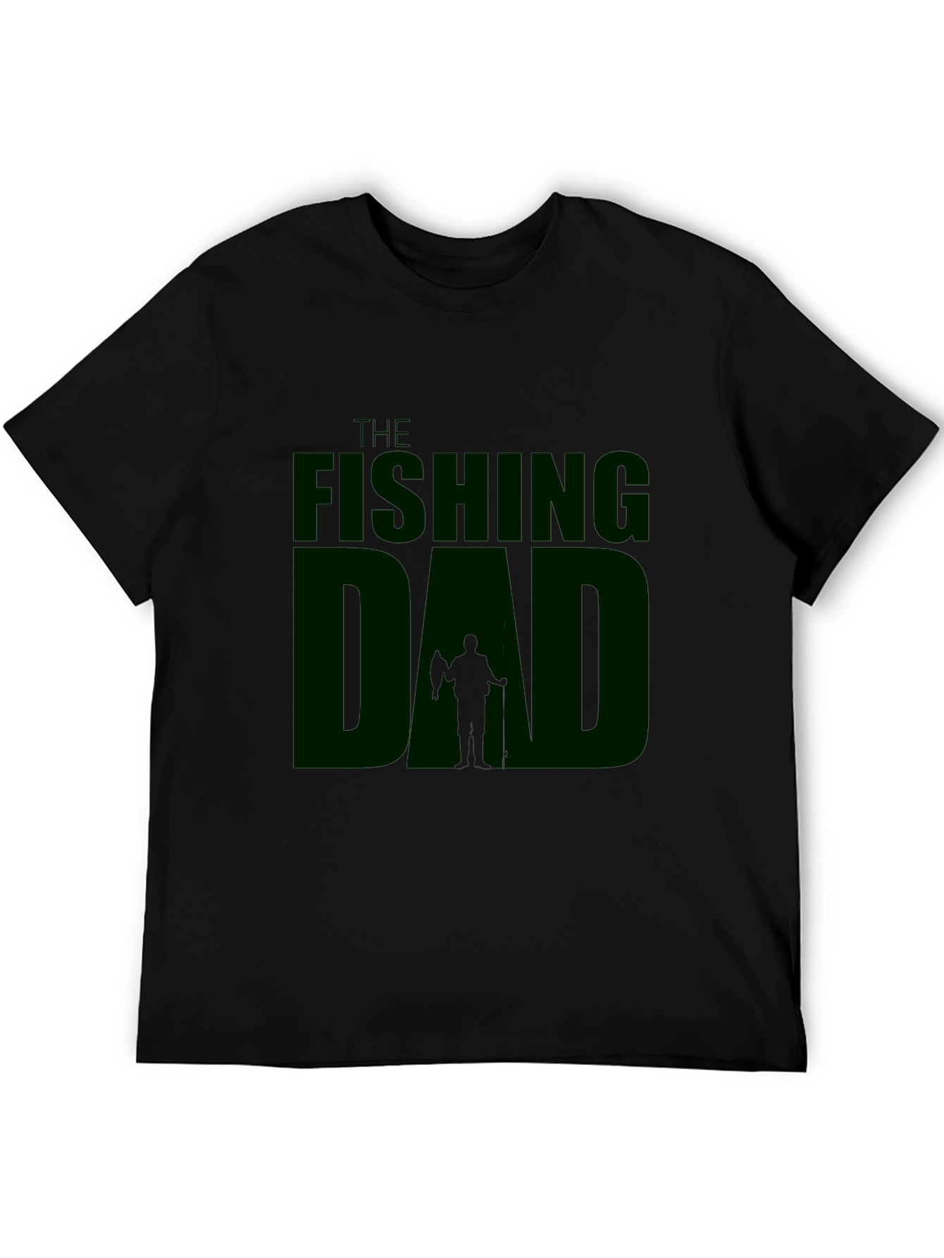 The Fishing Dad Black T-Shirt - Fisherman Apparel