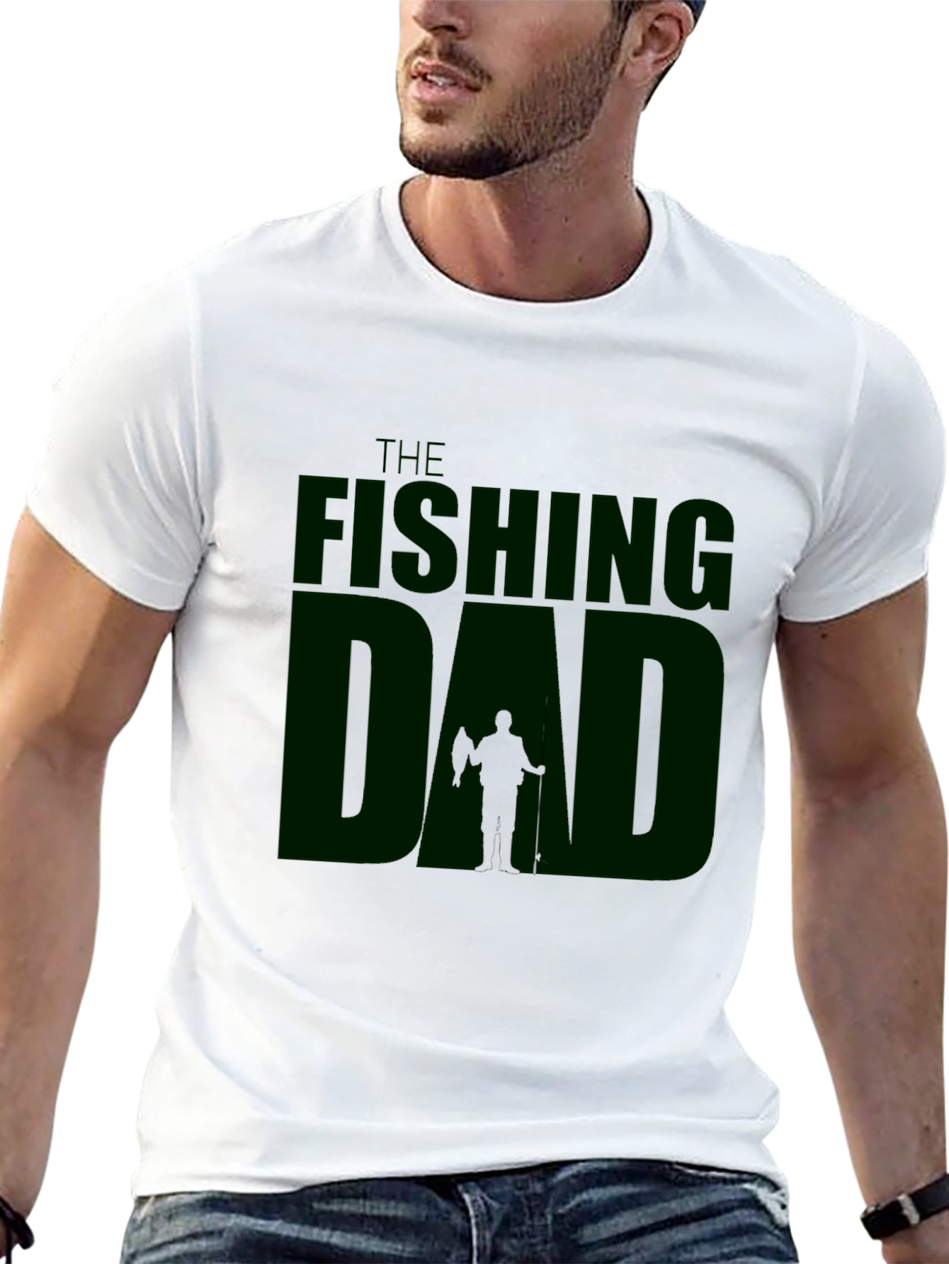 The Fishing Dad Black T-Shirt - Fisherman Apparel