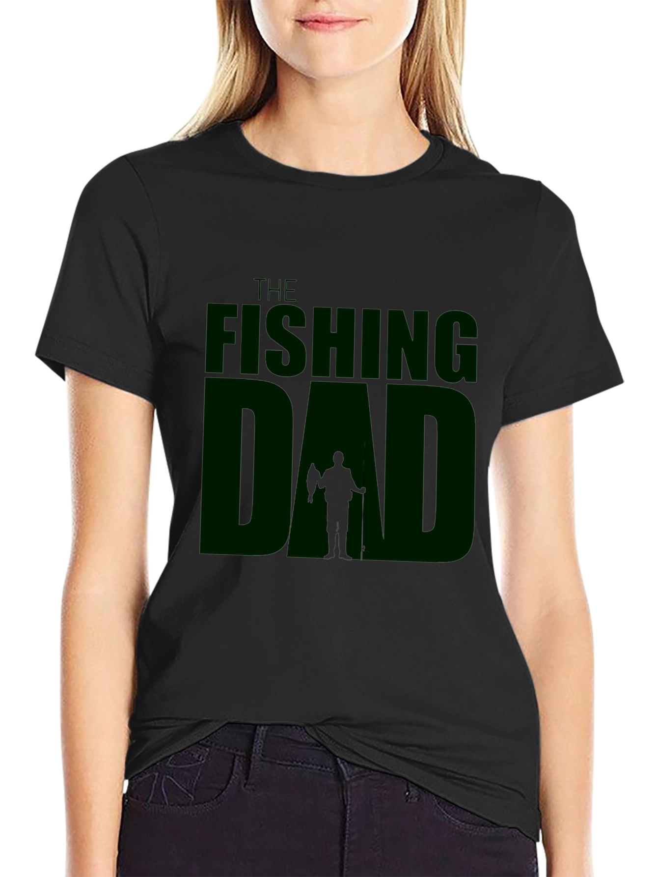 The Fishing Dad Black T-Shirt - Fisherman Apparel