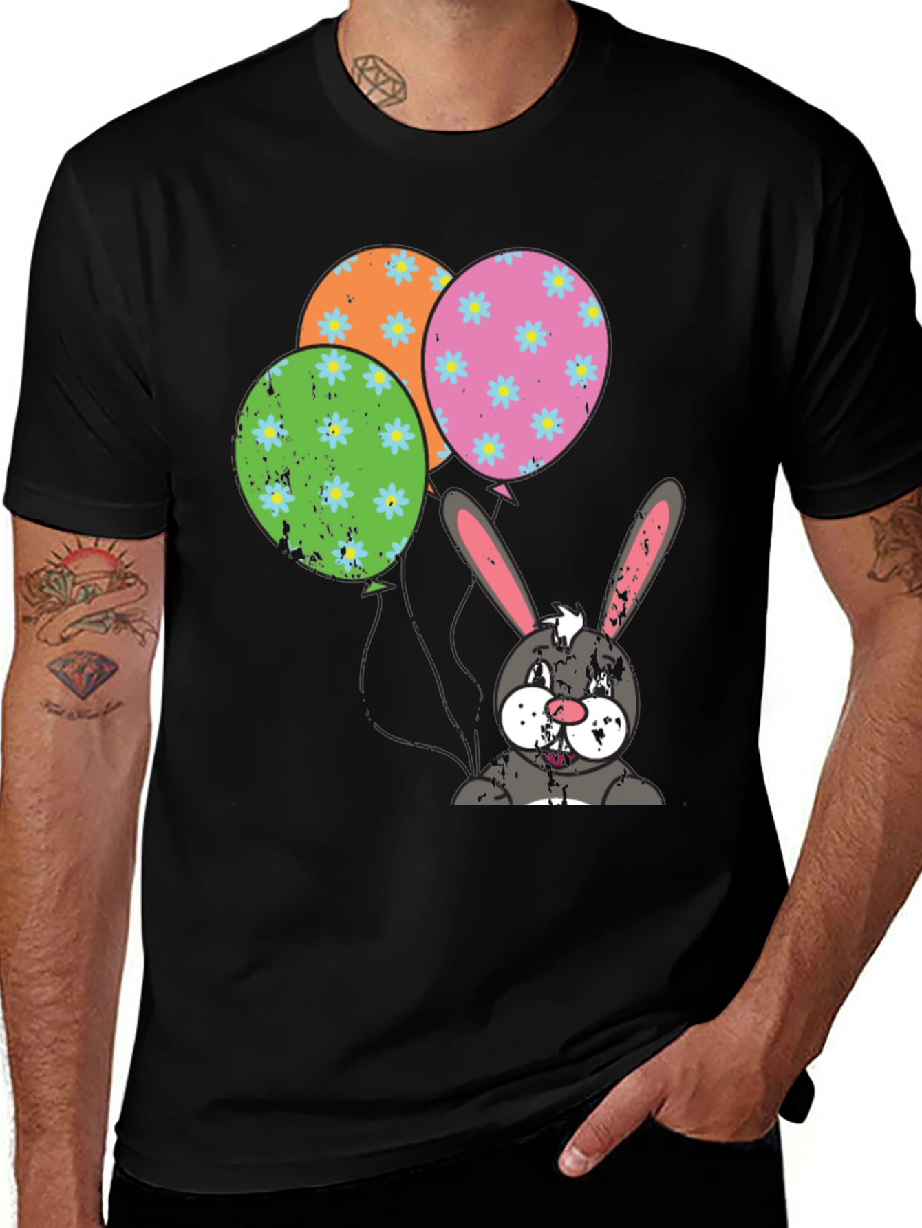 Easter Bunny Balloons T-Shirt