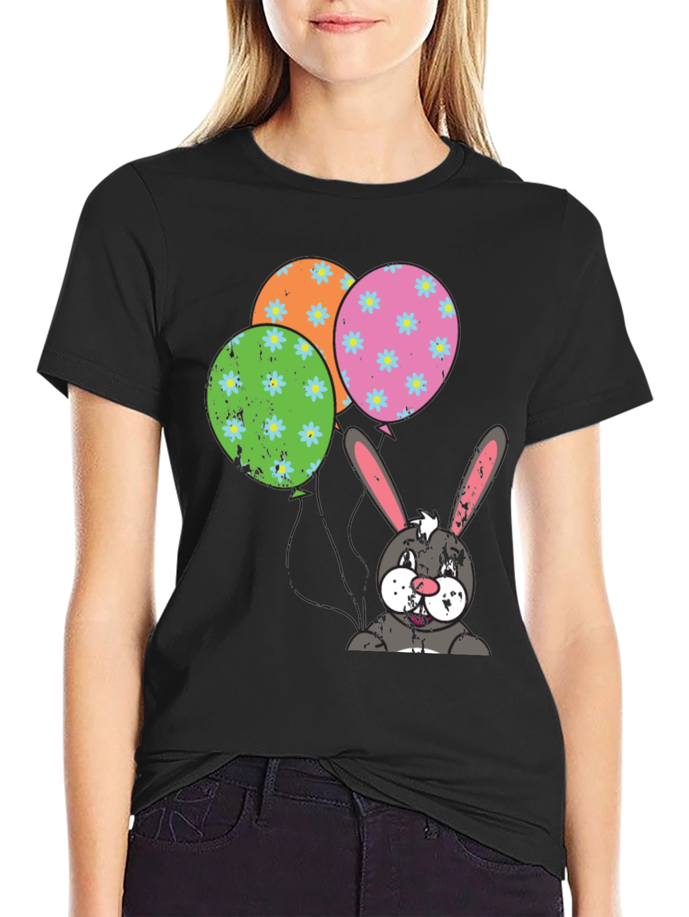Easter Bunny Balloons T-Shirt