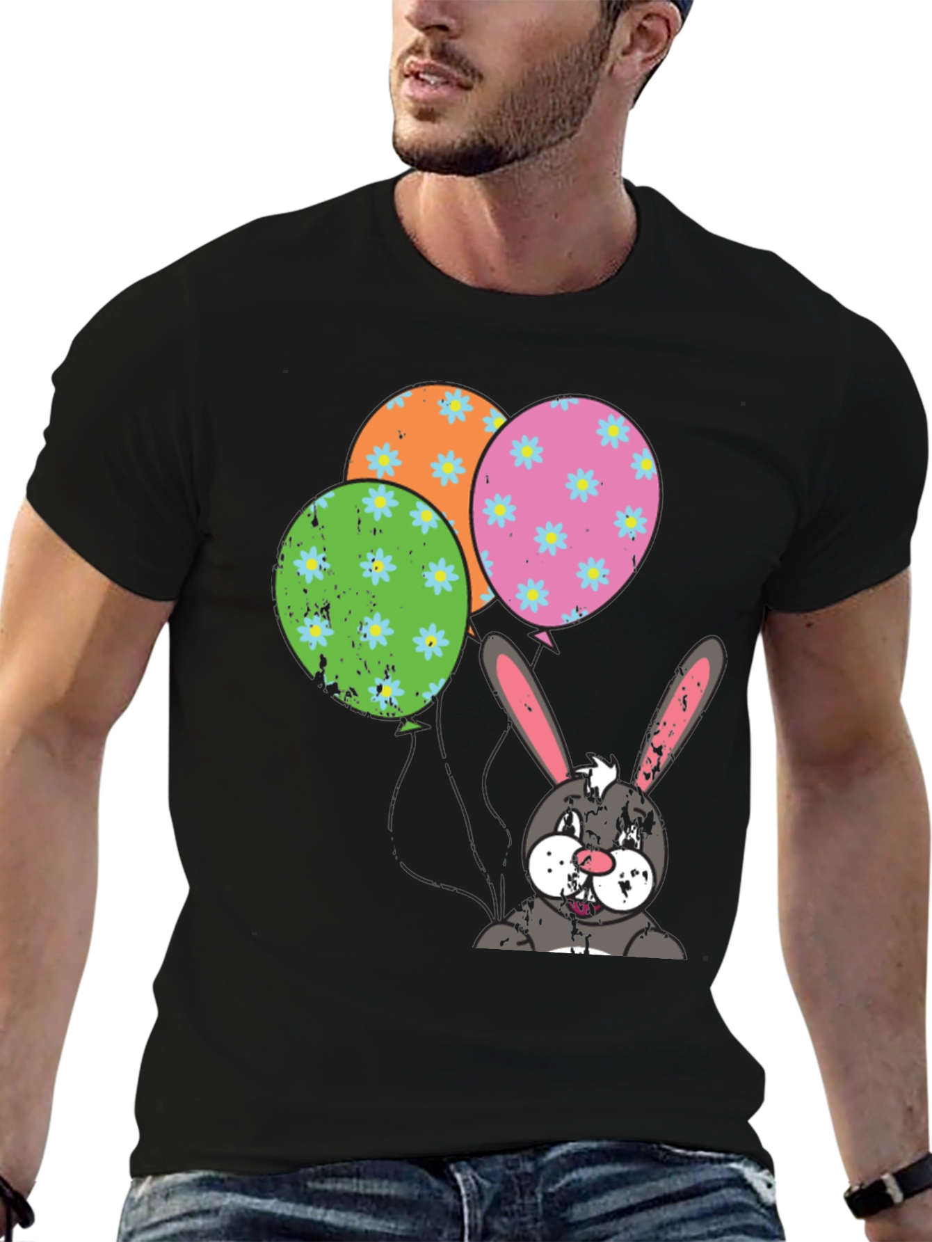 Easter Bunny Balloons T-Shirt