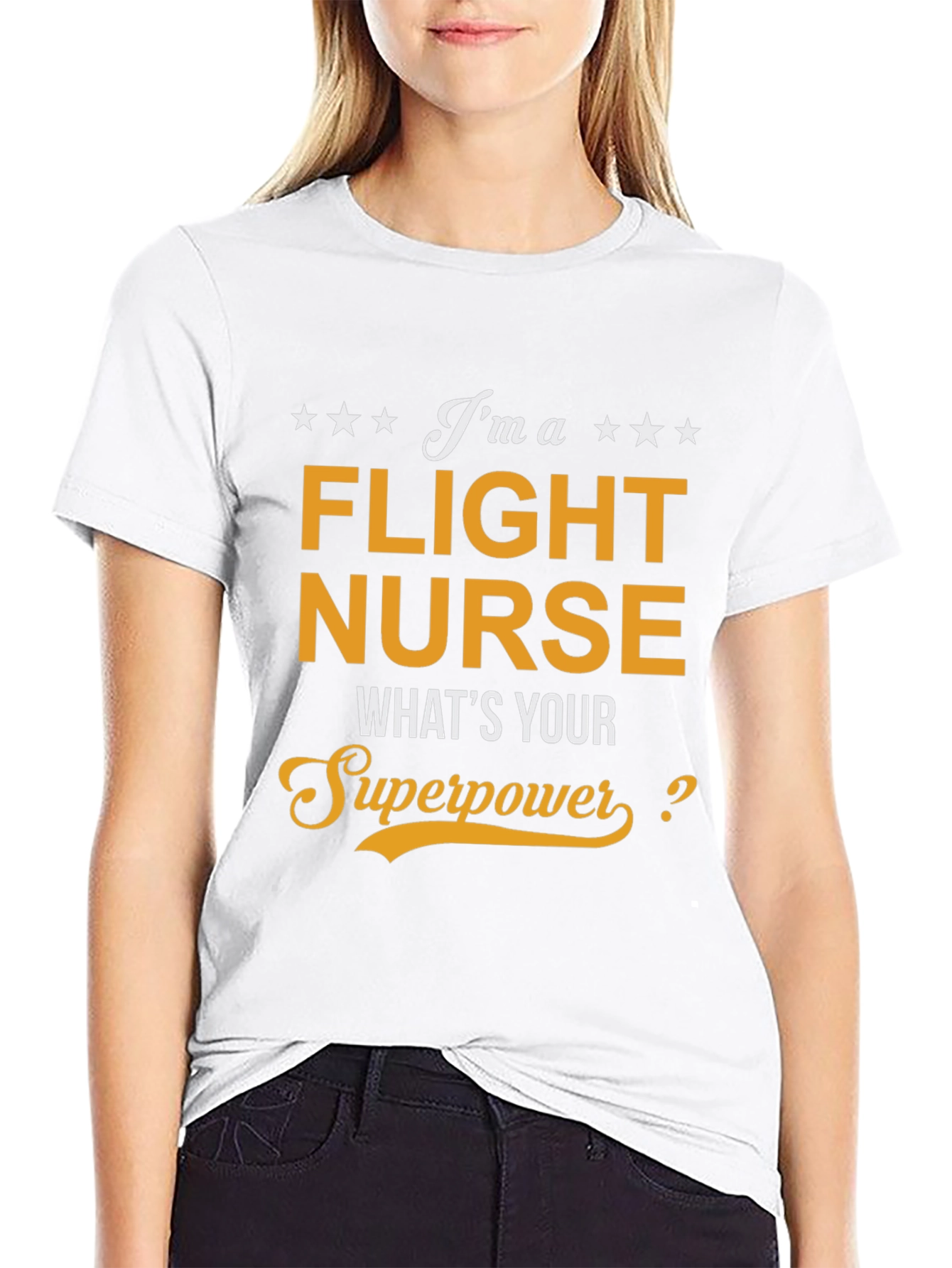 Flight Nurse Superpower T-Shirt - Medical Hero Tee