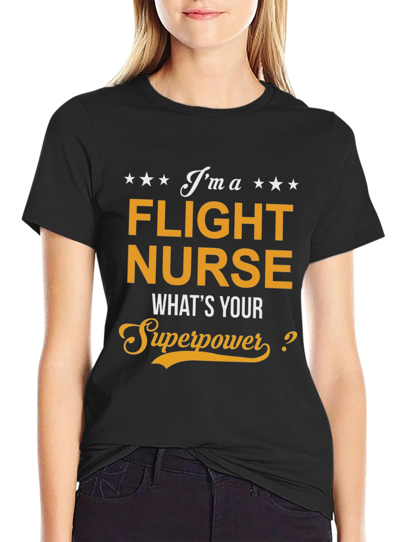 Flight Nurse Superpower T-Shirt - Medical Hero Tee