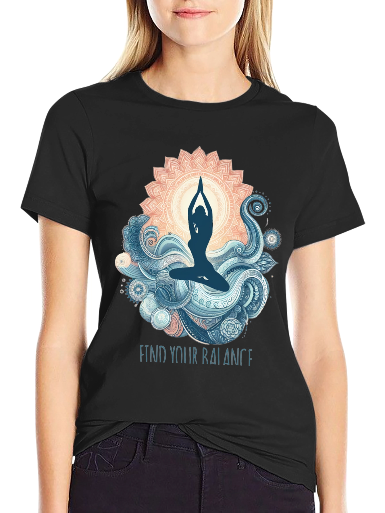 Balance Yoga Graphic T-Shirt