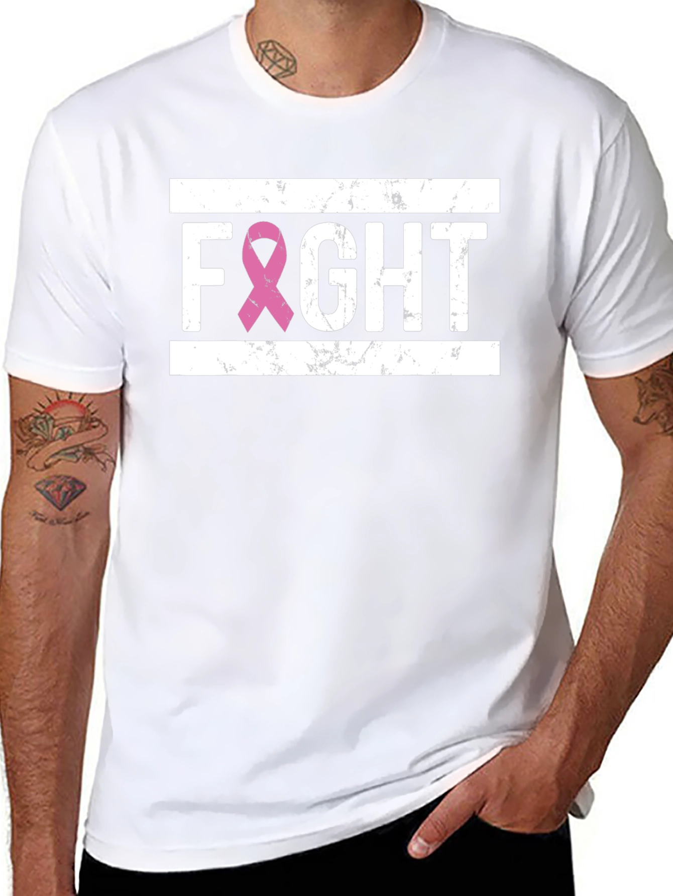 Fight Breast Cancer T-Shirt - Support Awareness