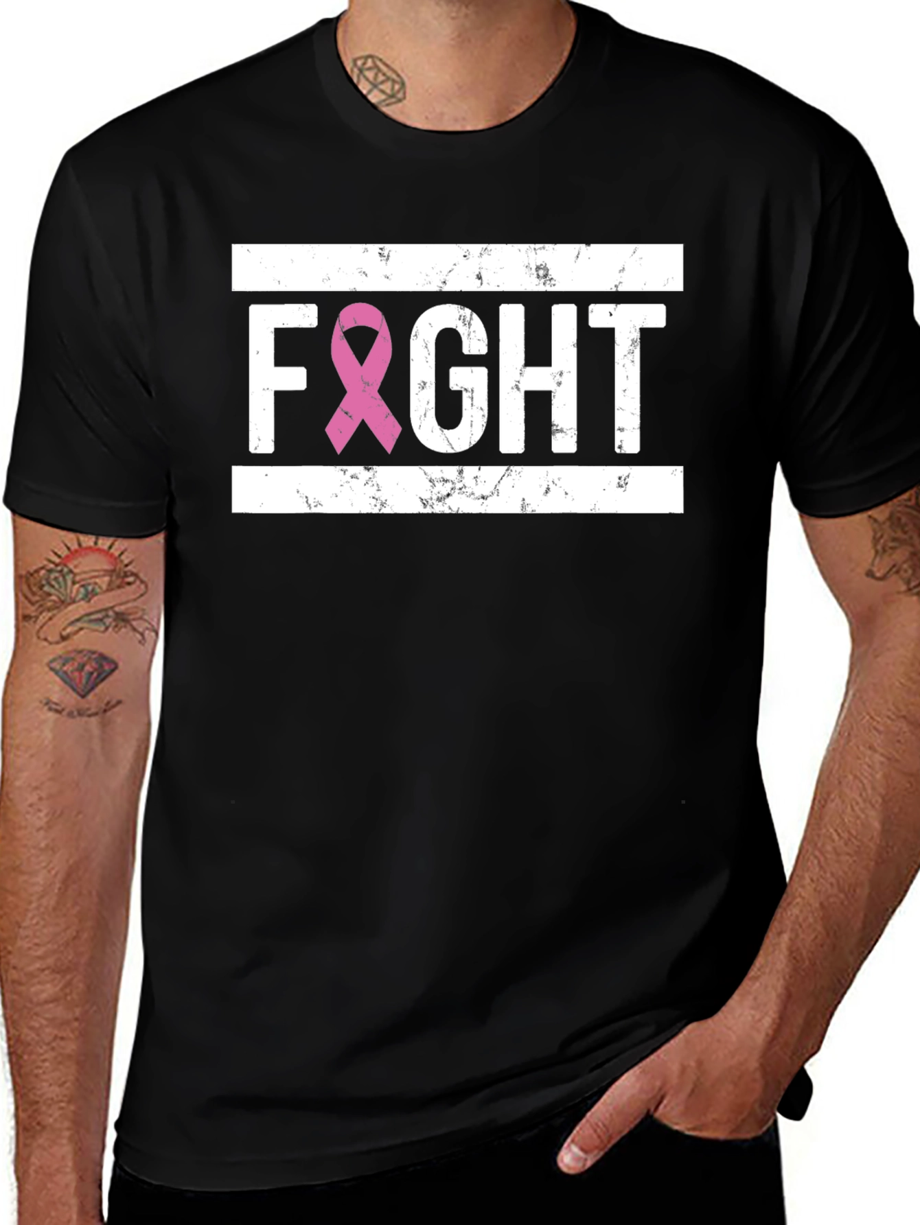 Fight Breast Cancer T-Shirt - Support Awareness
