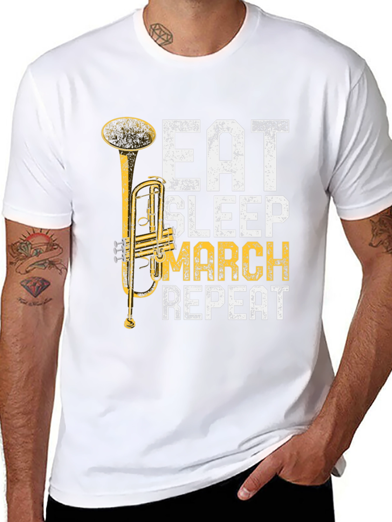 Eat Sleep March Repeat T-Shirt