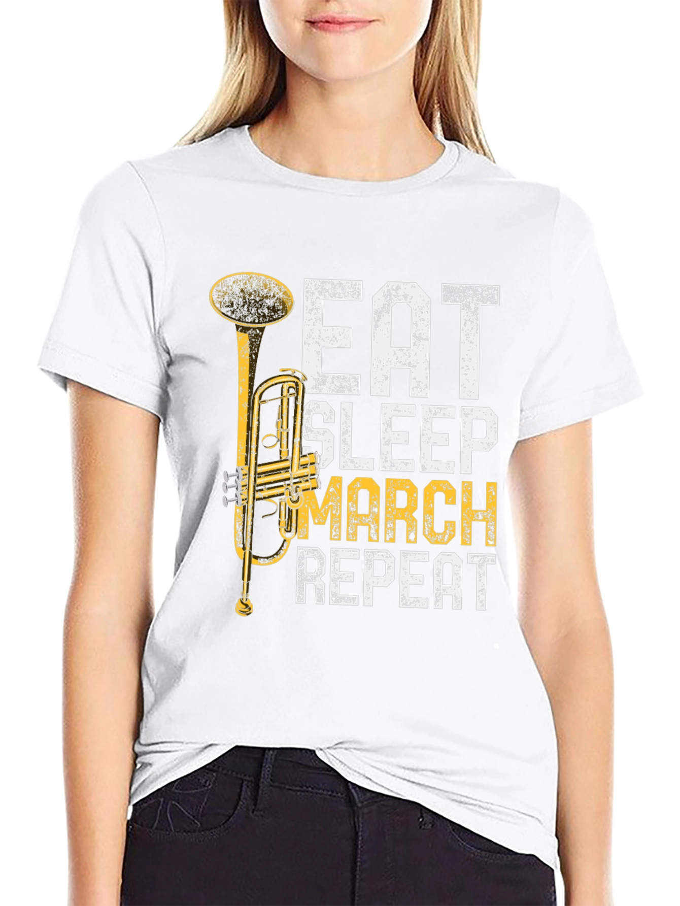 Eat Sleep March Repeat T-Shirt
