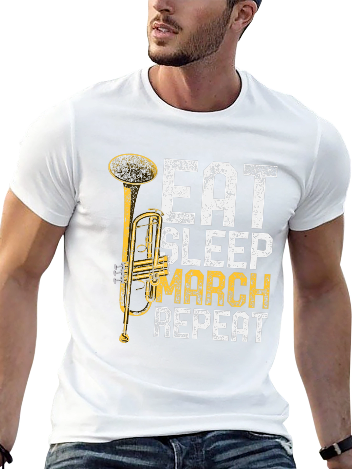 Eat Sleep March Repeat T-Shirt
