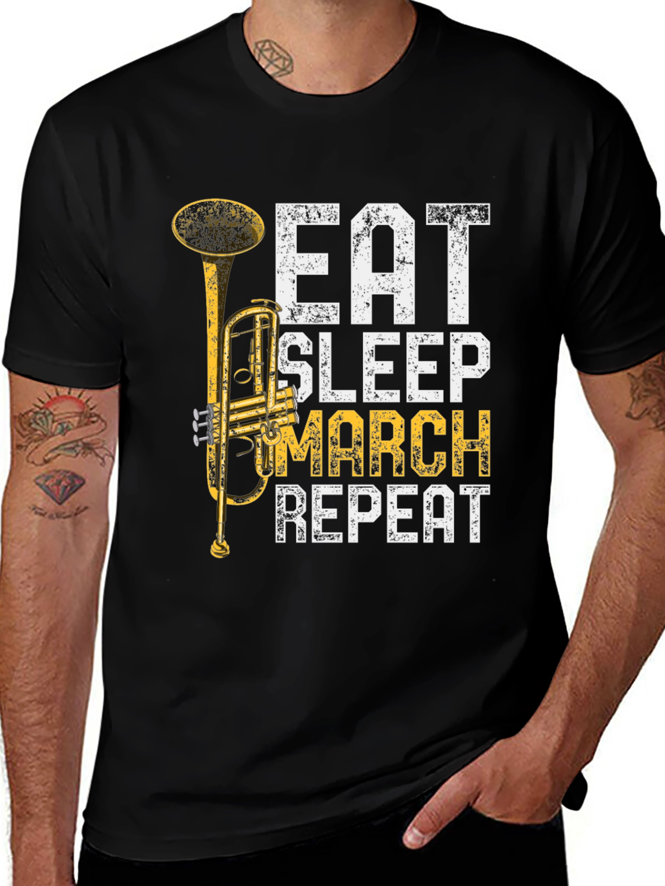 Eat Sleep March Repeat T-Shirt