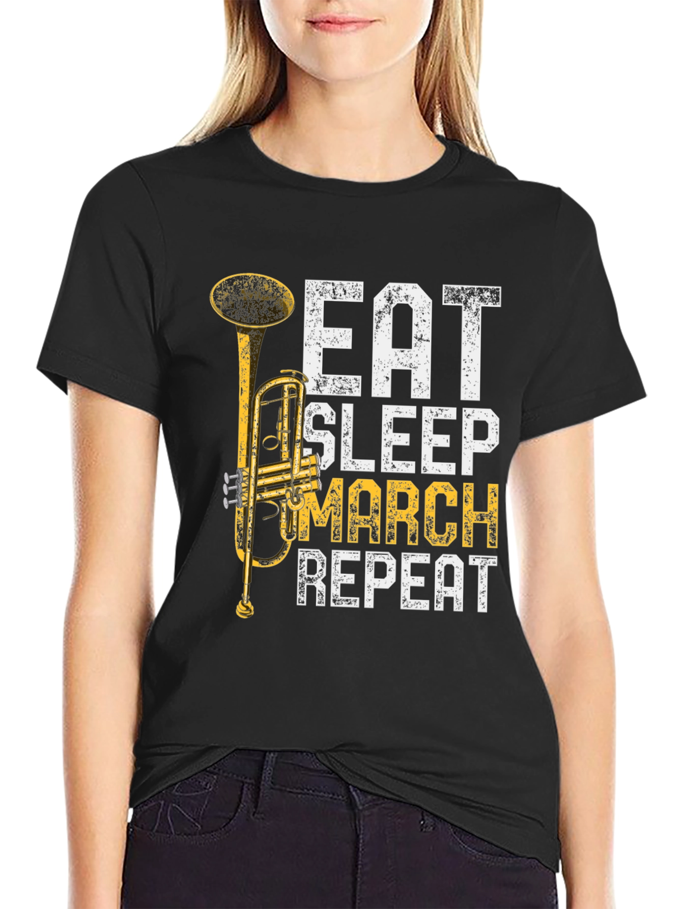 Eat Sleep March Repeat T-Shirt
