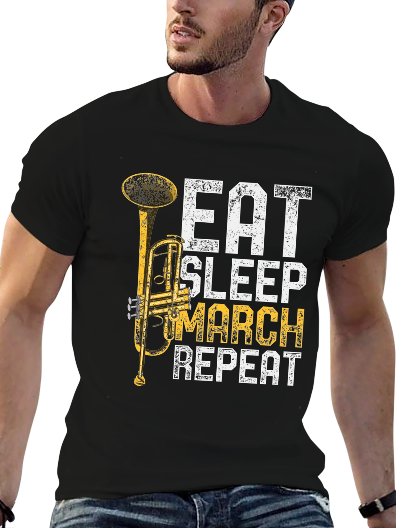 Eat Sleep March Repeat T-Shirt
