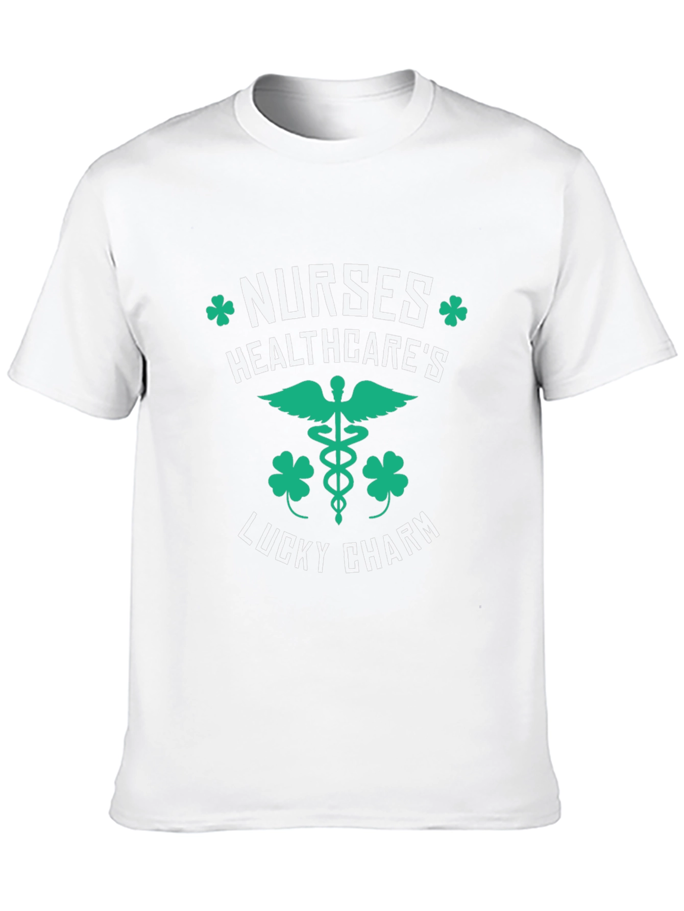 Nurses Healthcares Lucky Charm St. Patricks Day T-Shirt