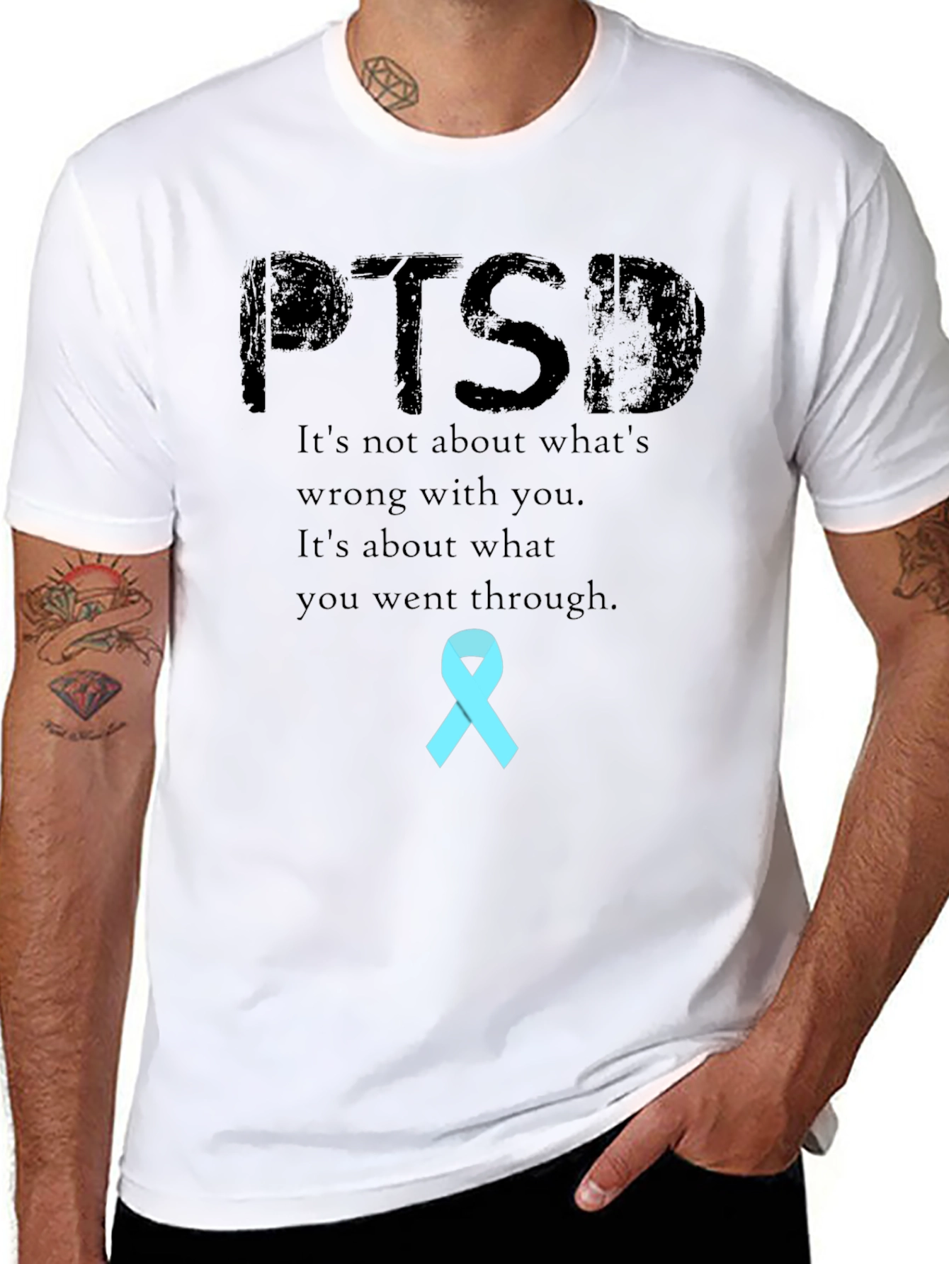 PTSD Awareness T-Shirt: Strength Through Experience