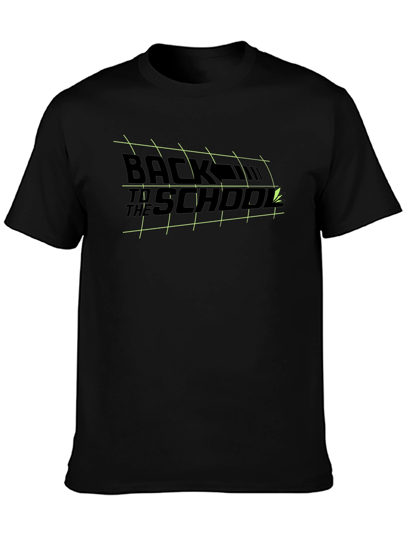 Back to the School Black Graphic Tee