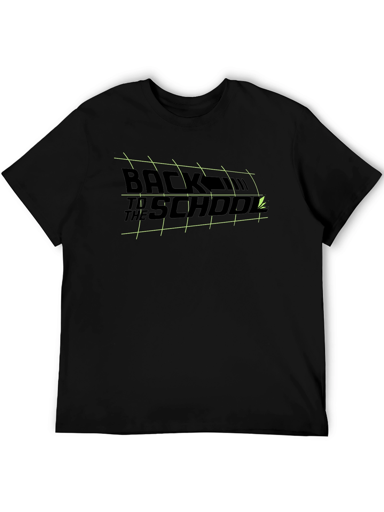 Back to the School Black Graphic Tee