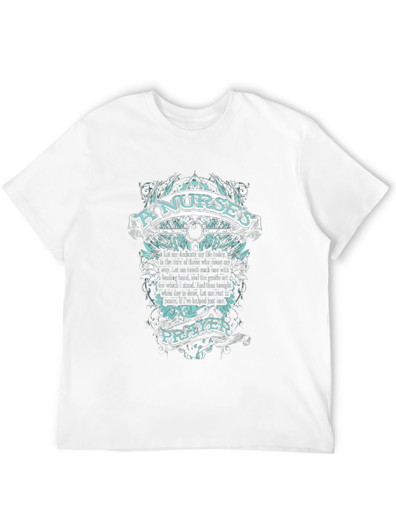 Nurses Prayer Graphic Tee - Comfort & Inspiration