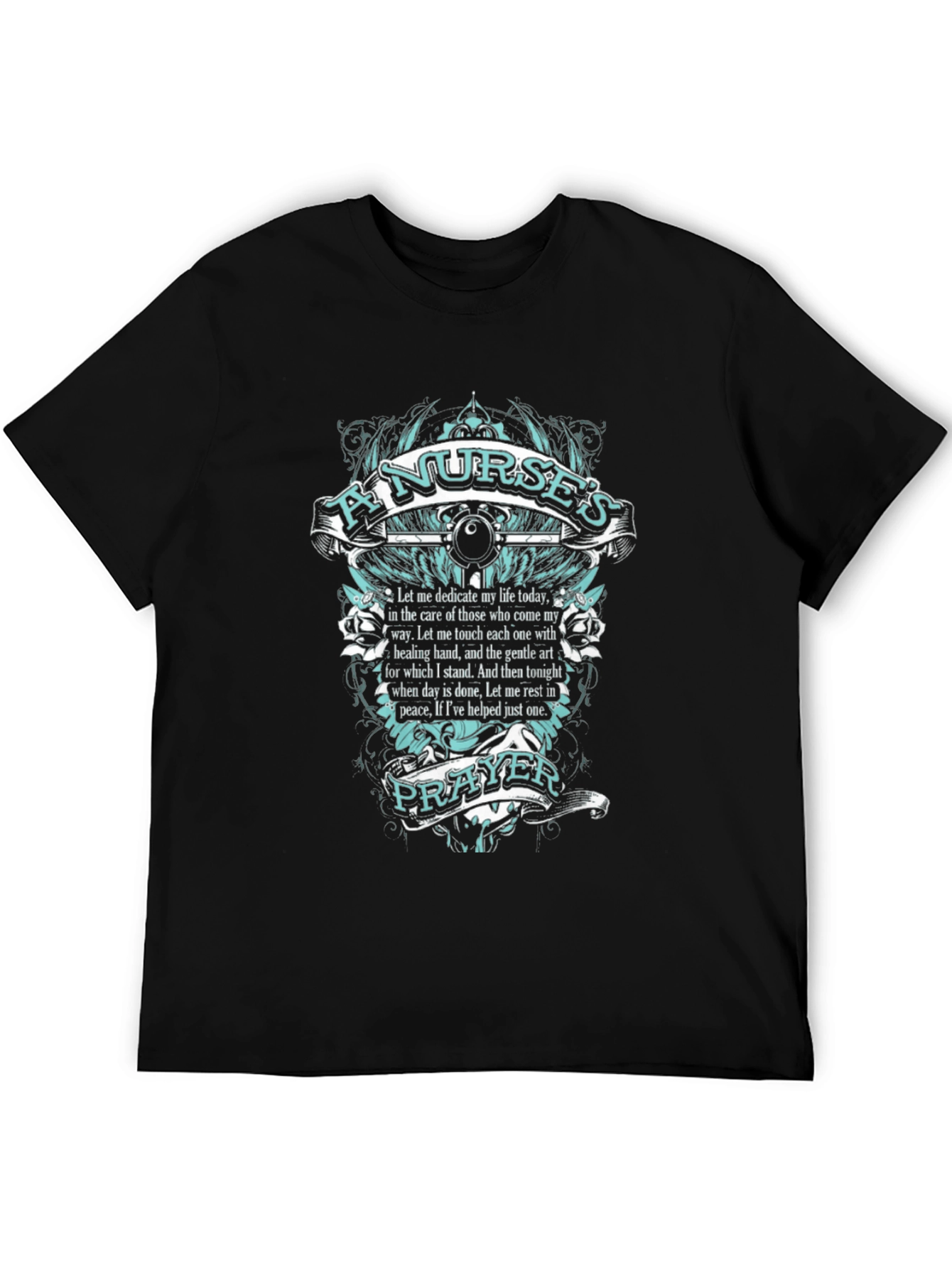 Nurses Prayer Graphic Tee - Comfort & Inspiration