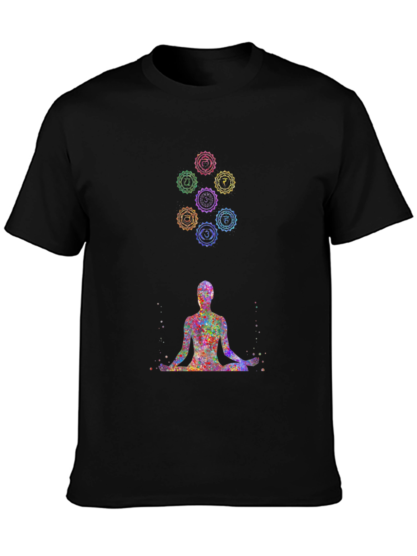 Chakra Meditation T-Shirt - Spiritual Design Tee
