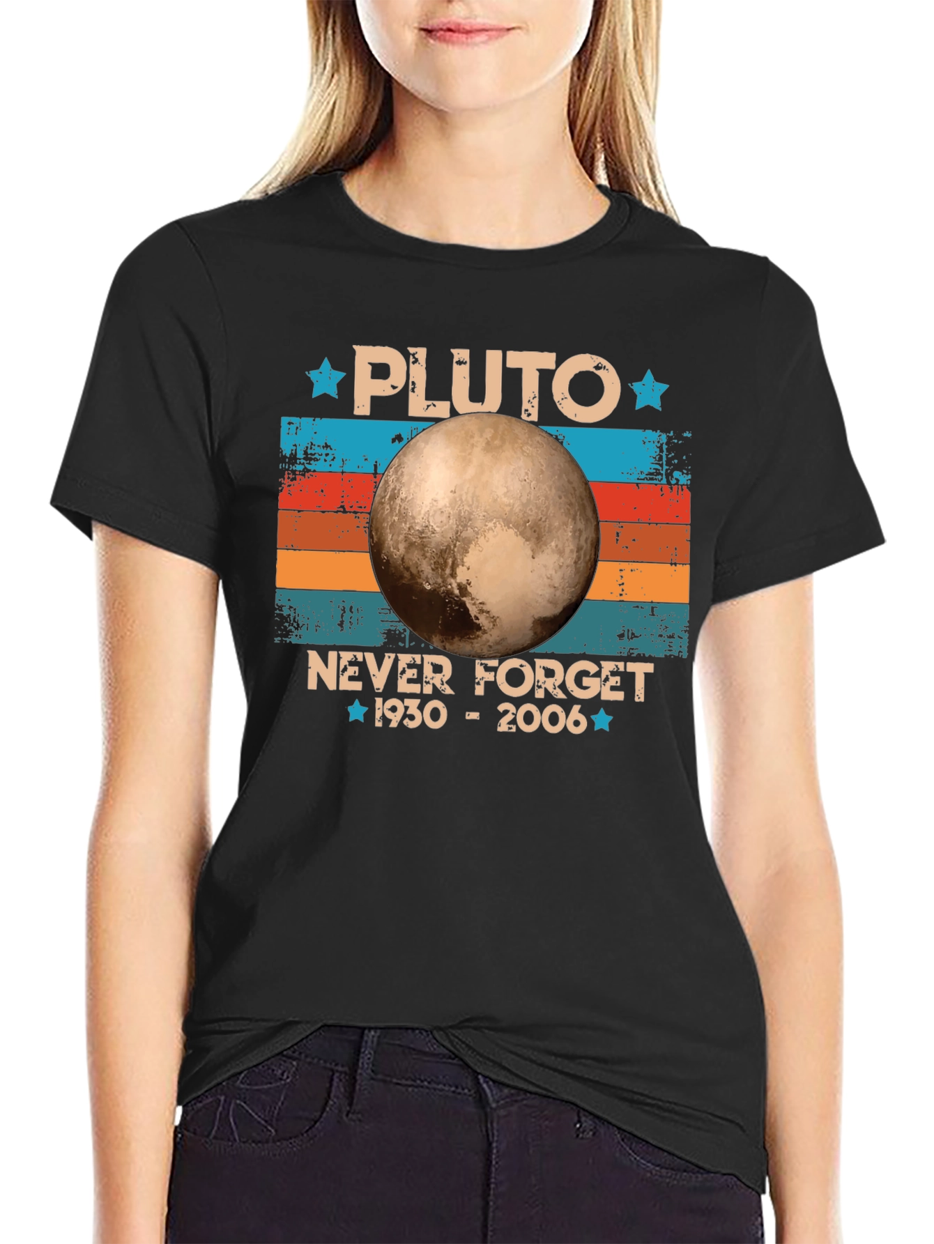Pluto Never Forget Retro T-Shirt