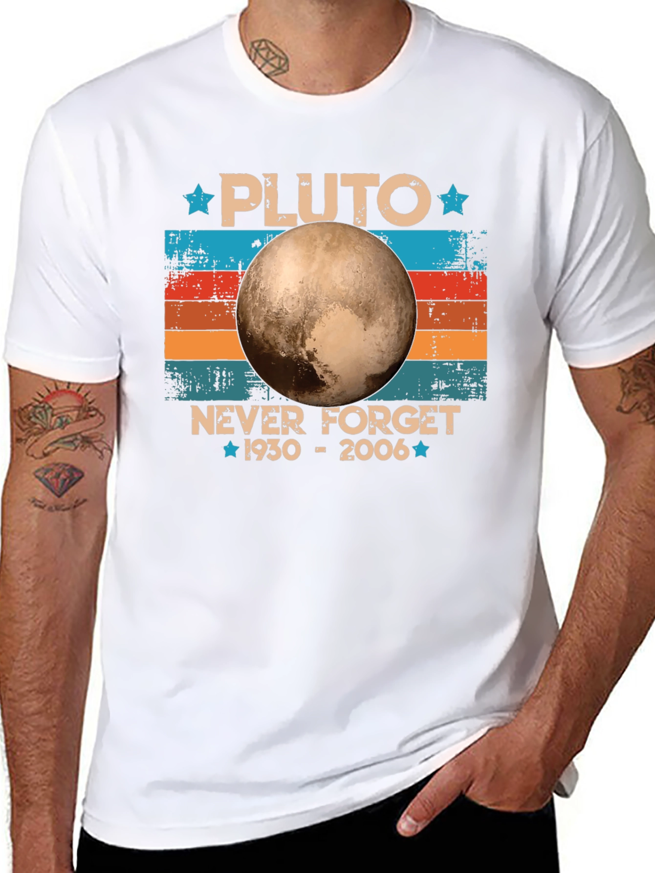 Pluto Never Forget Retro T-Shirt