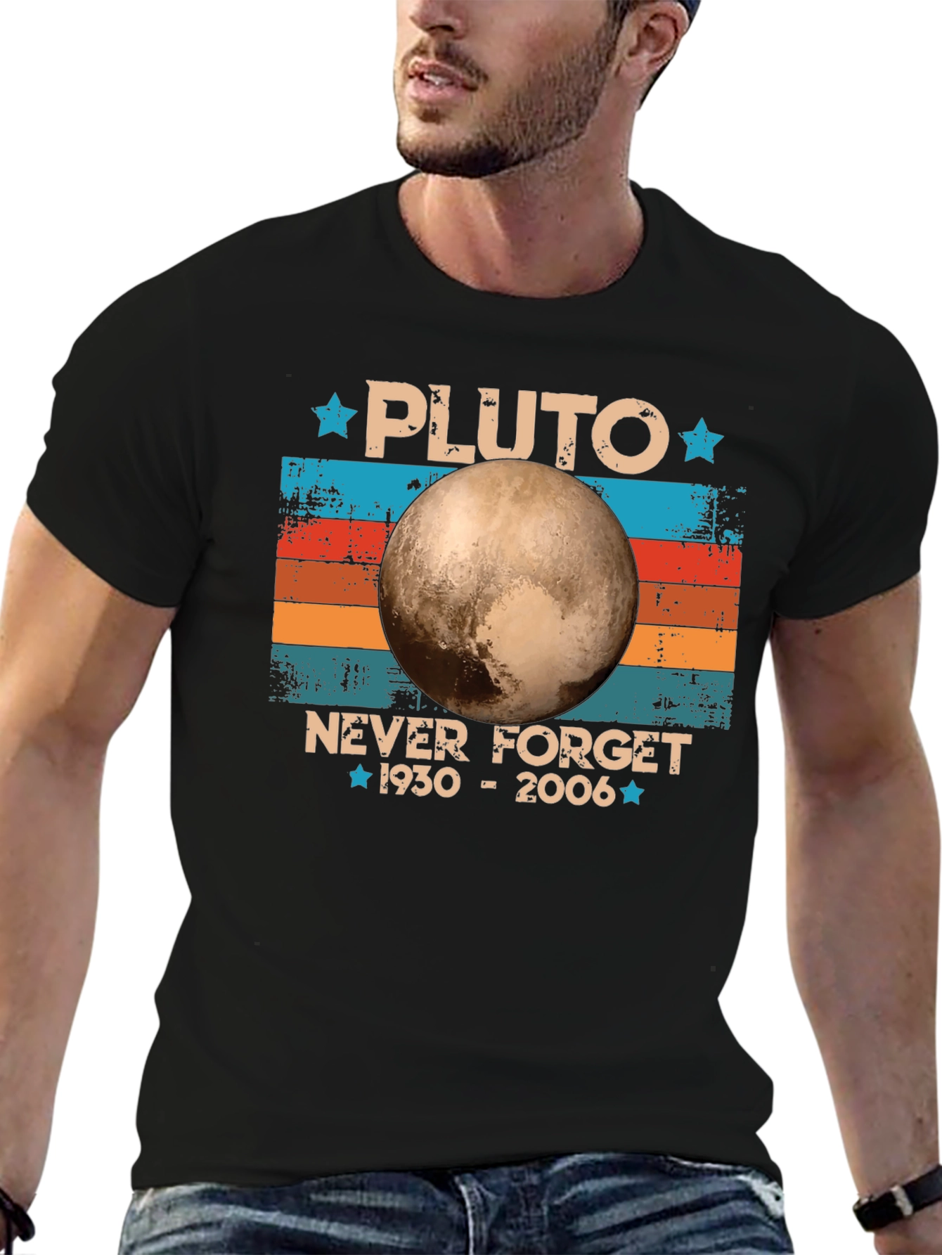 Pluto Never Forget Retro T-Shirt