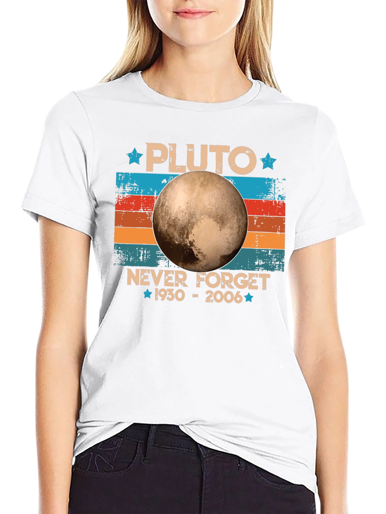 Pluto Never Forget Retro T-Shirt