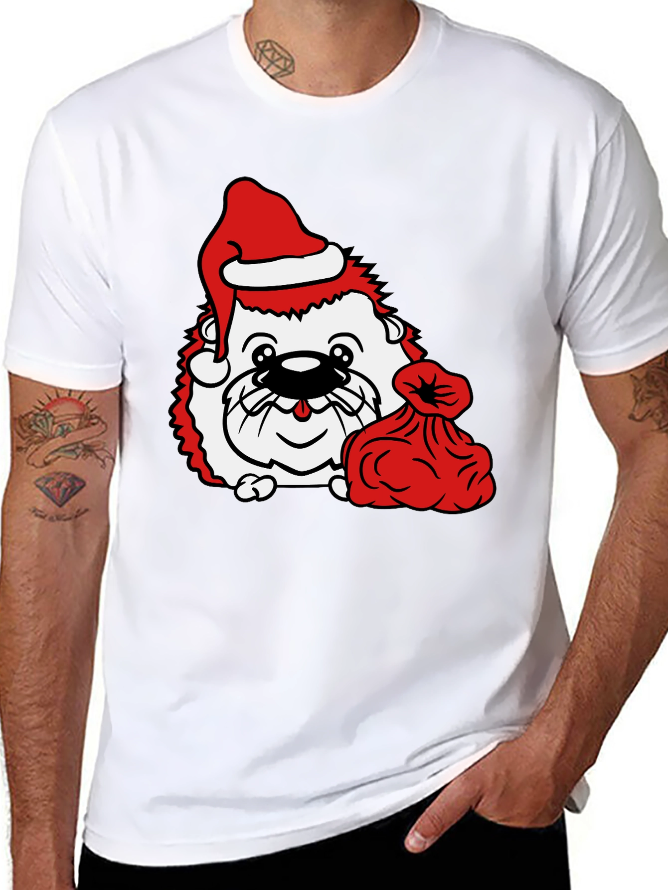 Festive Hedgehog T-Shirt