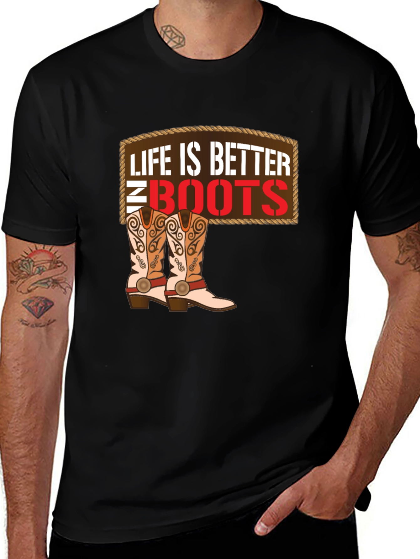 Life is Better in Boots Graphic Tee
