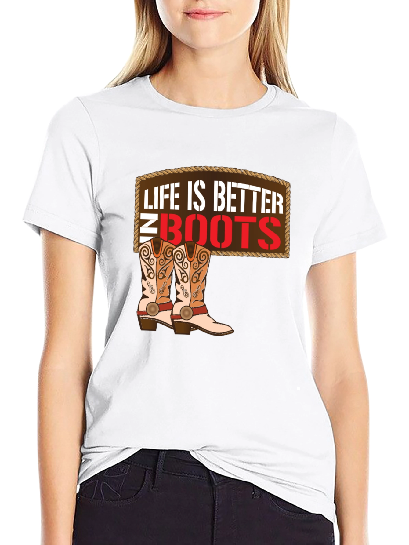 Life is Better in Boots Graphic Tee