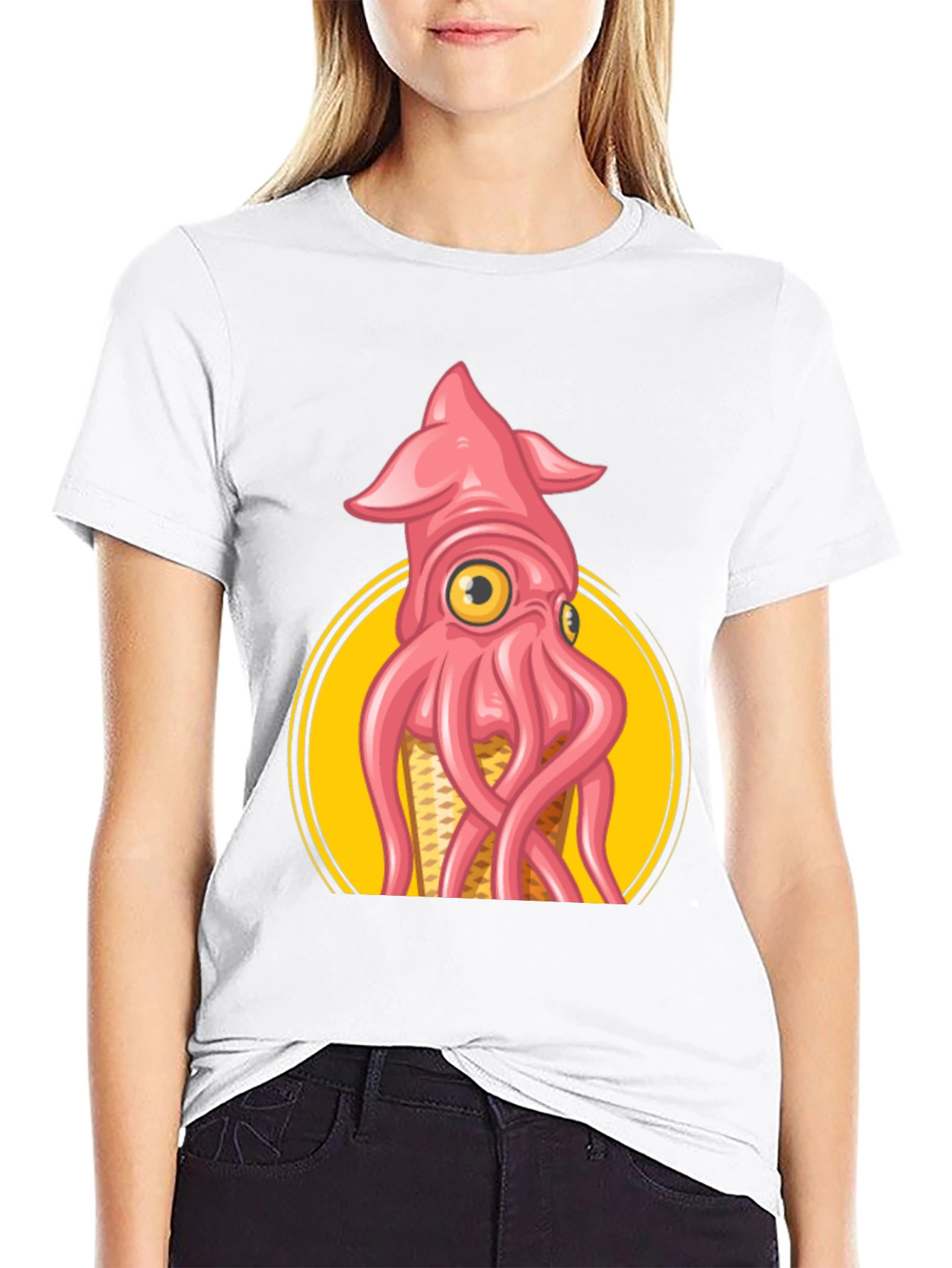 Squid Graphic Tee - Novelty Octopus T-Shirt