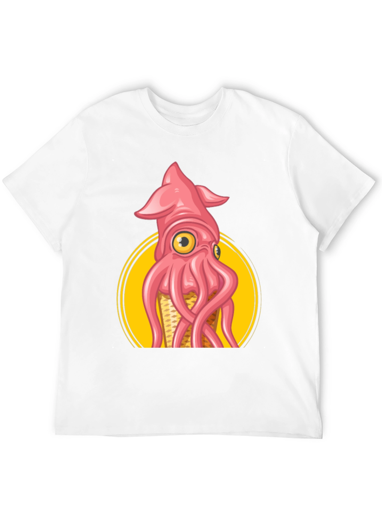Squid Graphic Tee - Novelty Octopus T-Shirt