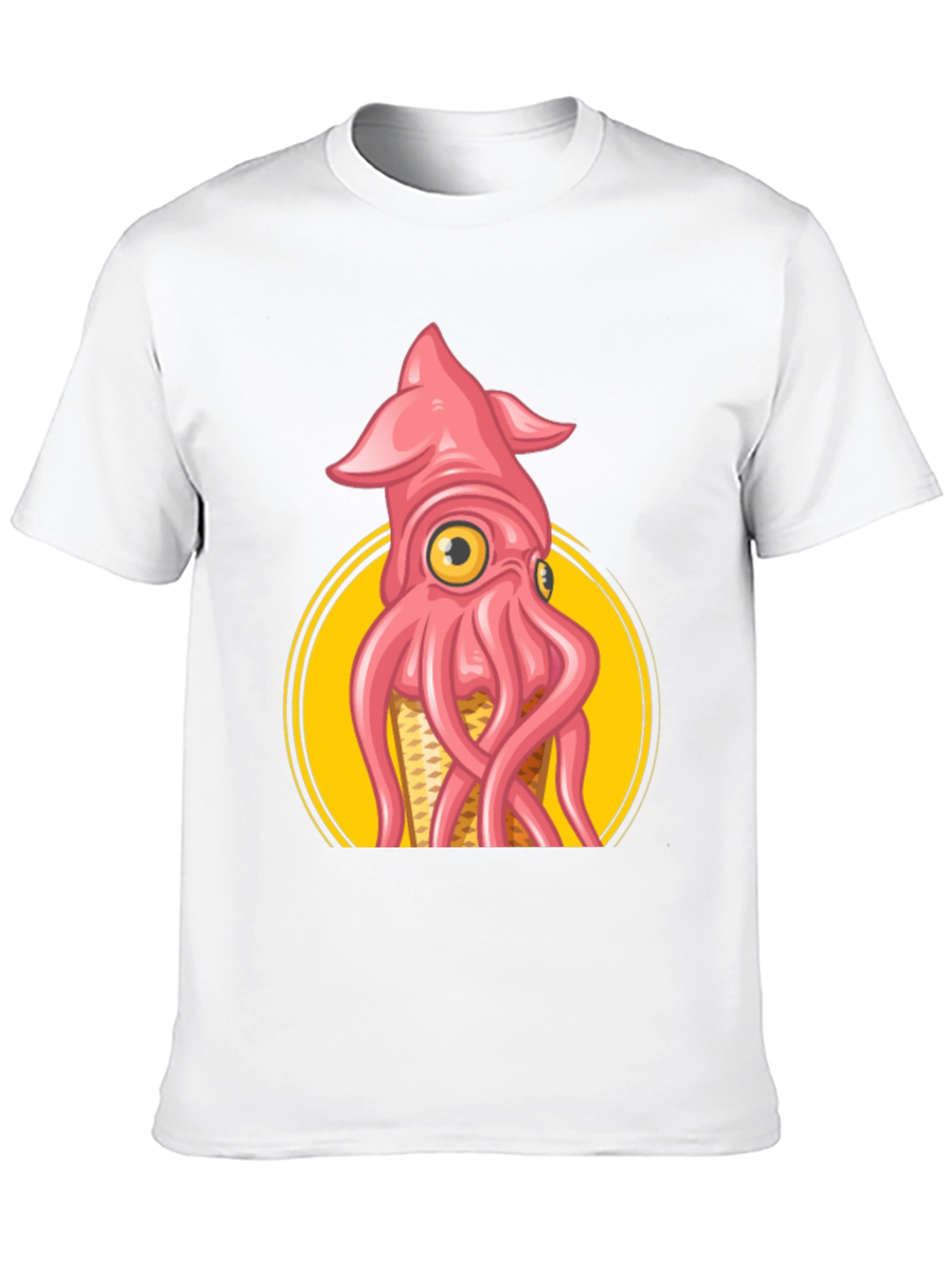 Squid Graphic Tee - Novelty Octopus T-Shirt
