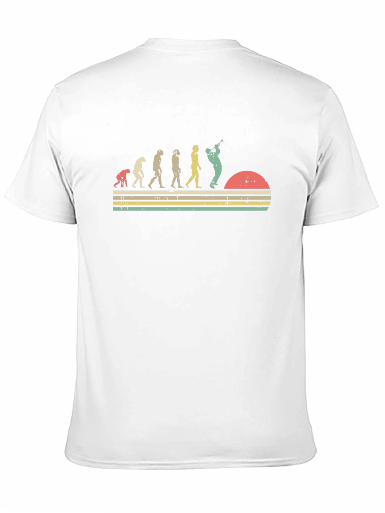 Evolution of Trumpet Player T-Shirt