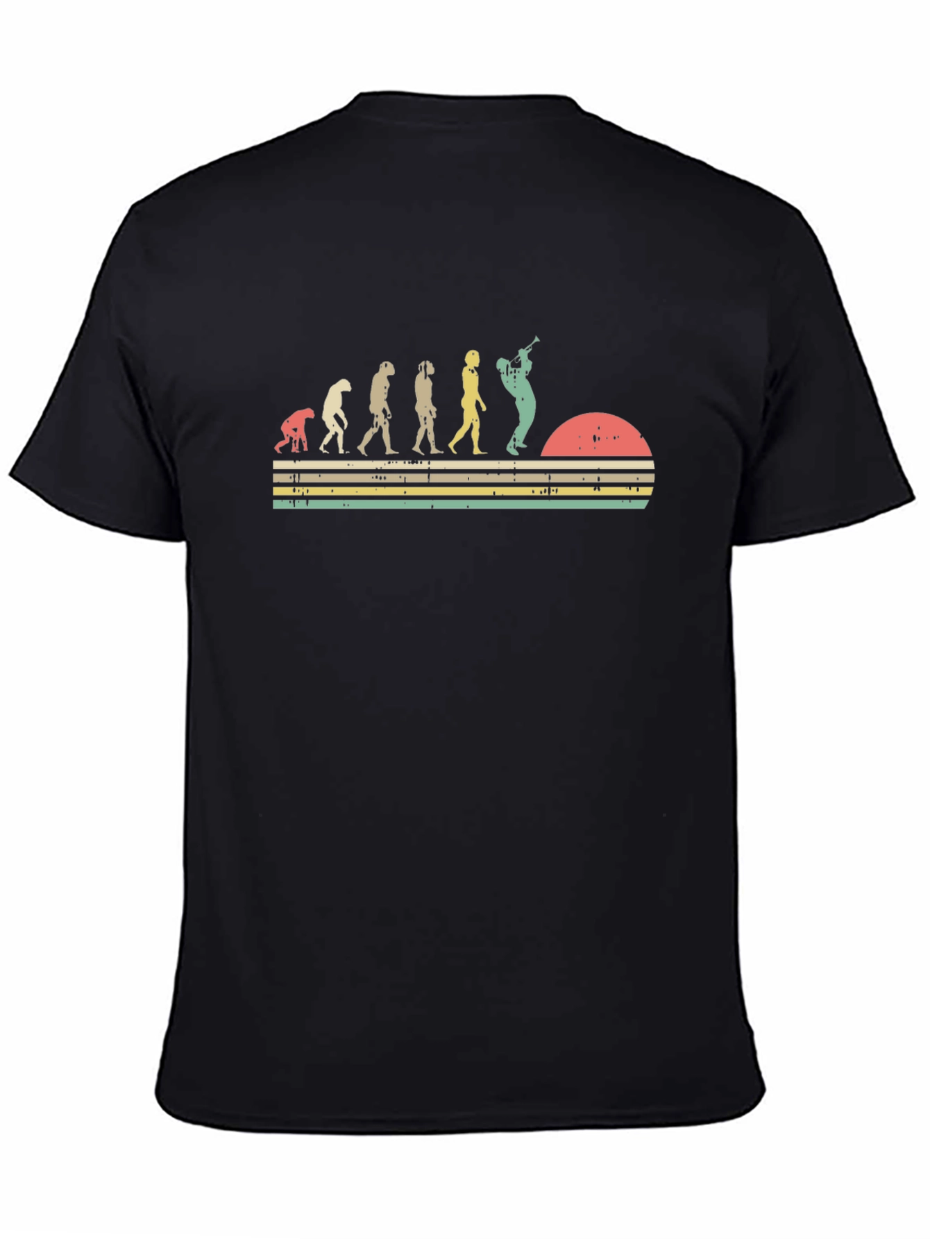 Evolution of Trumpet Player T-Shirt