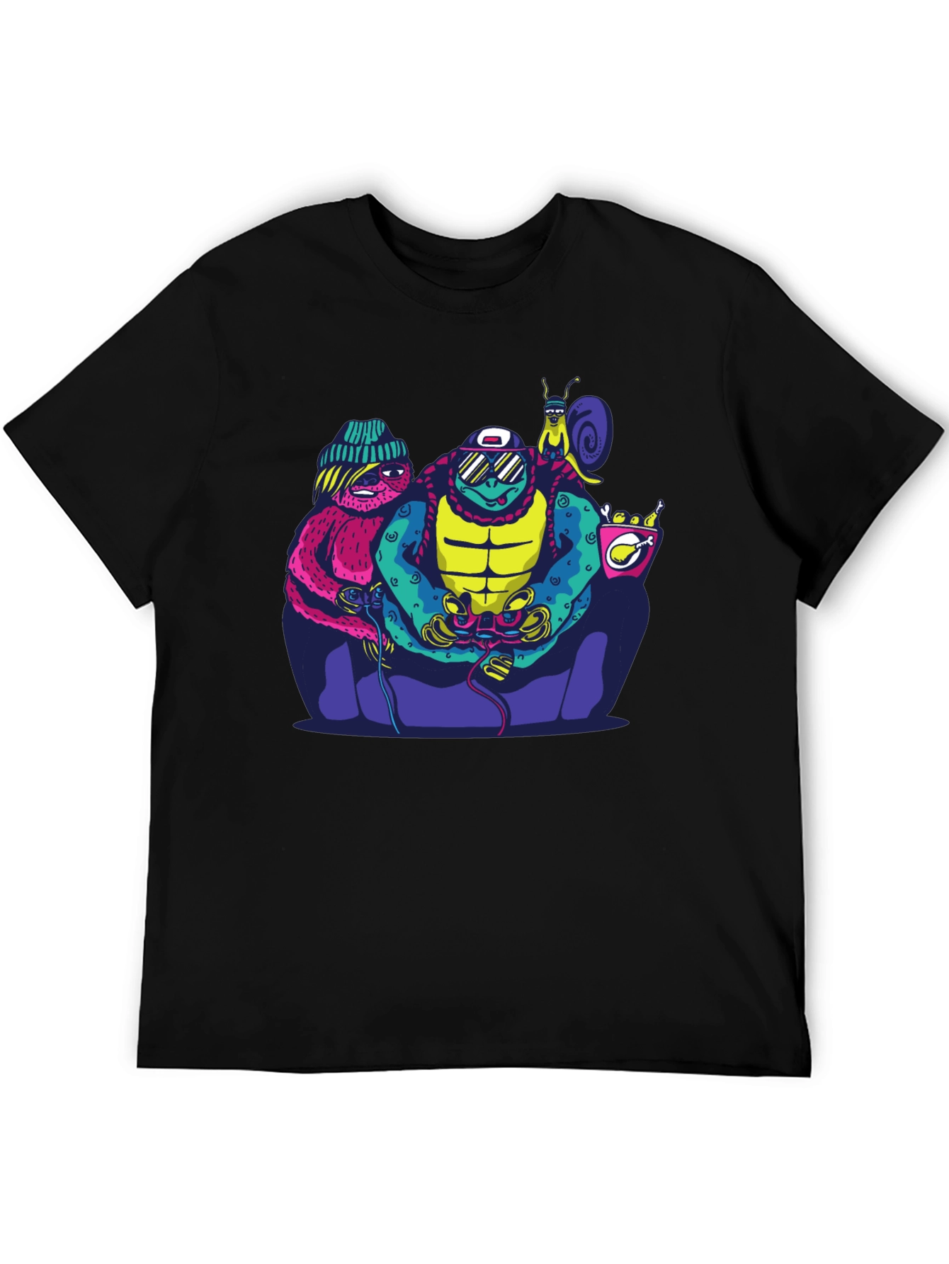 Cartoon Gaming Crew T-Shirt