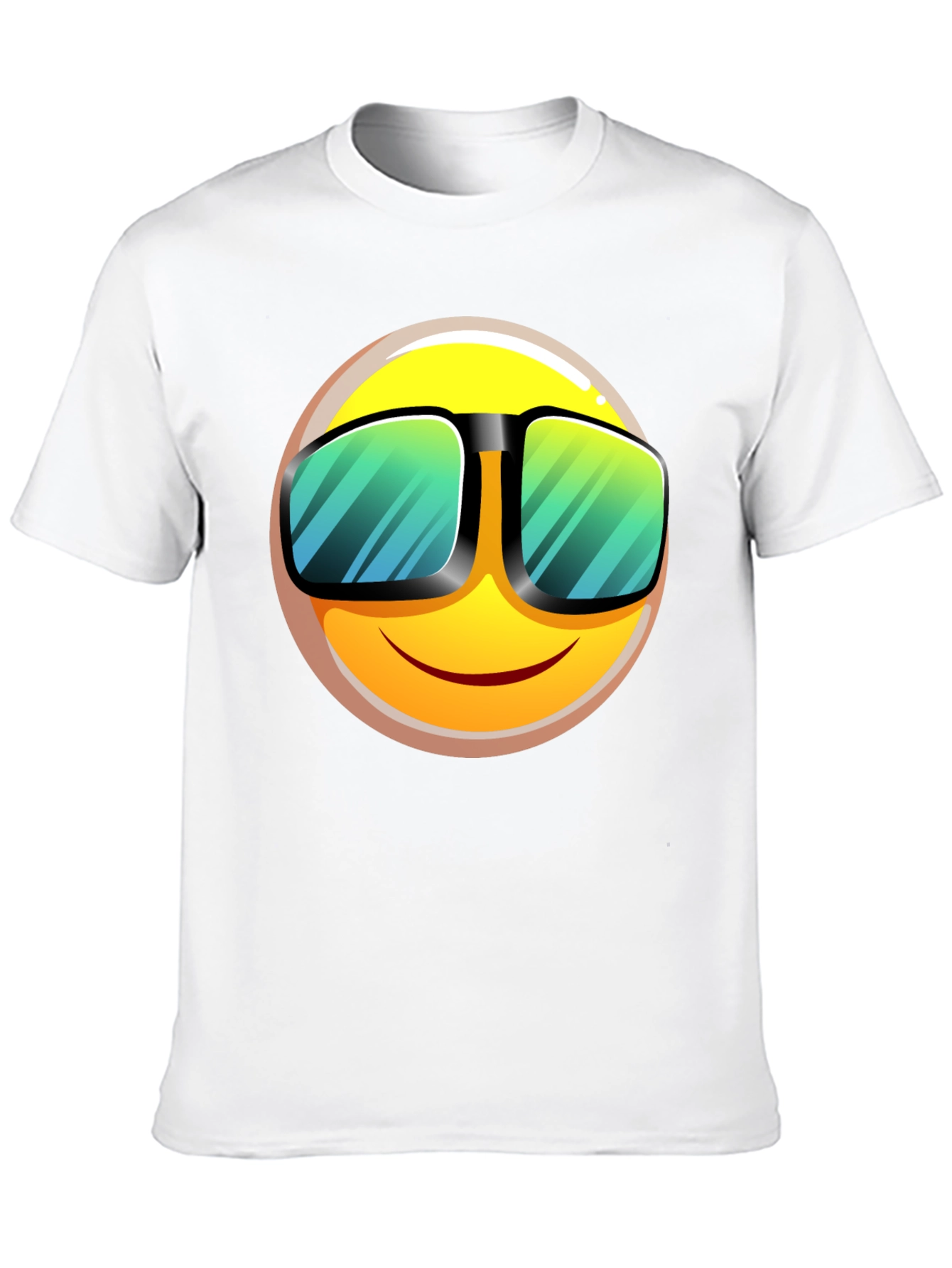 Cool Emoji Graphic T-Shirt - Black