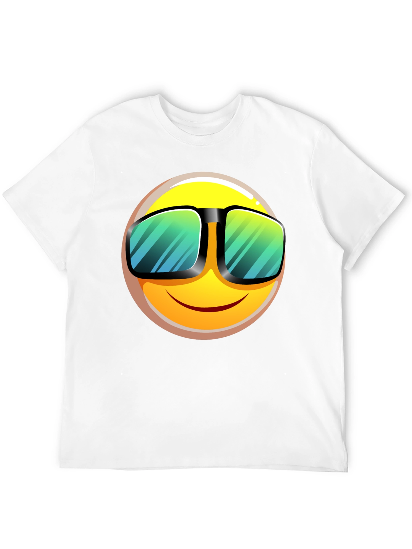 Cool Emoji Graphic T-Shirt - Black