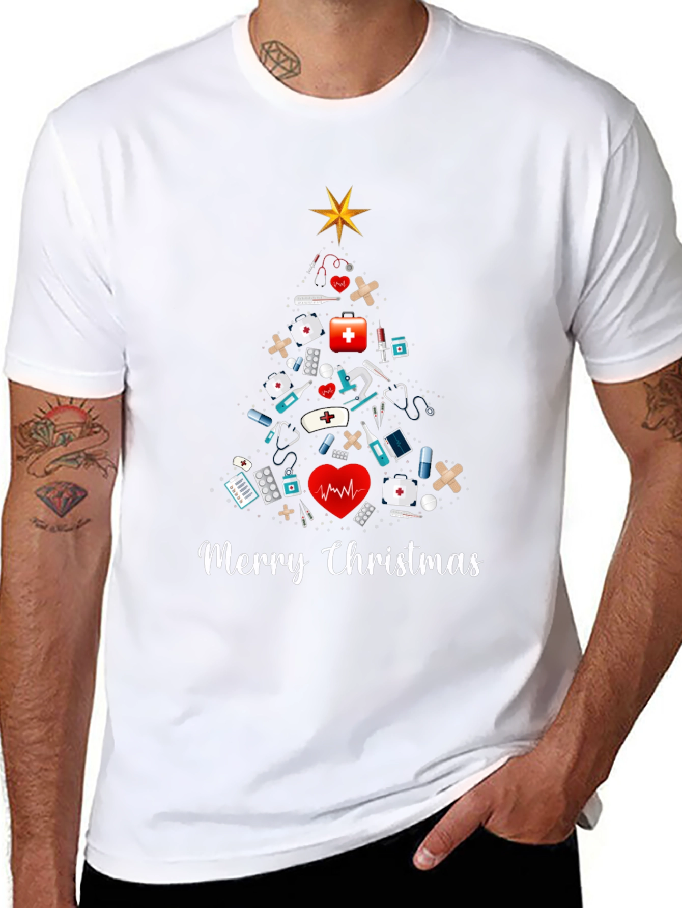 Merry Christmas Nurse T-Shirt