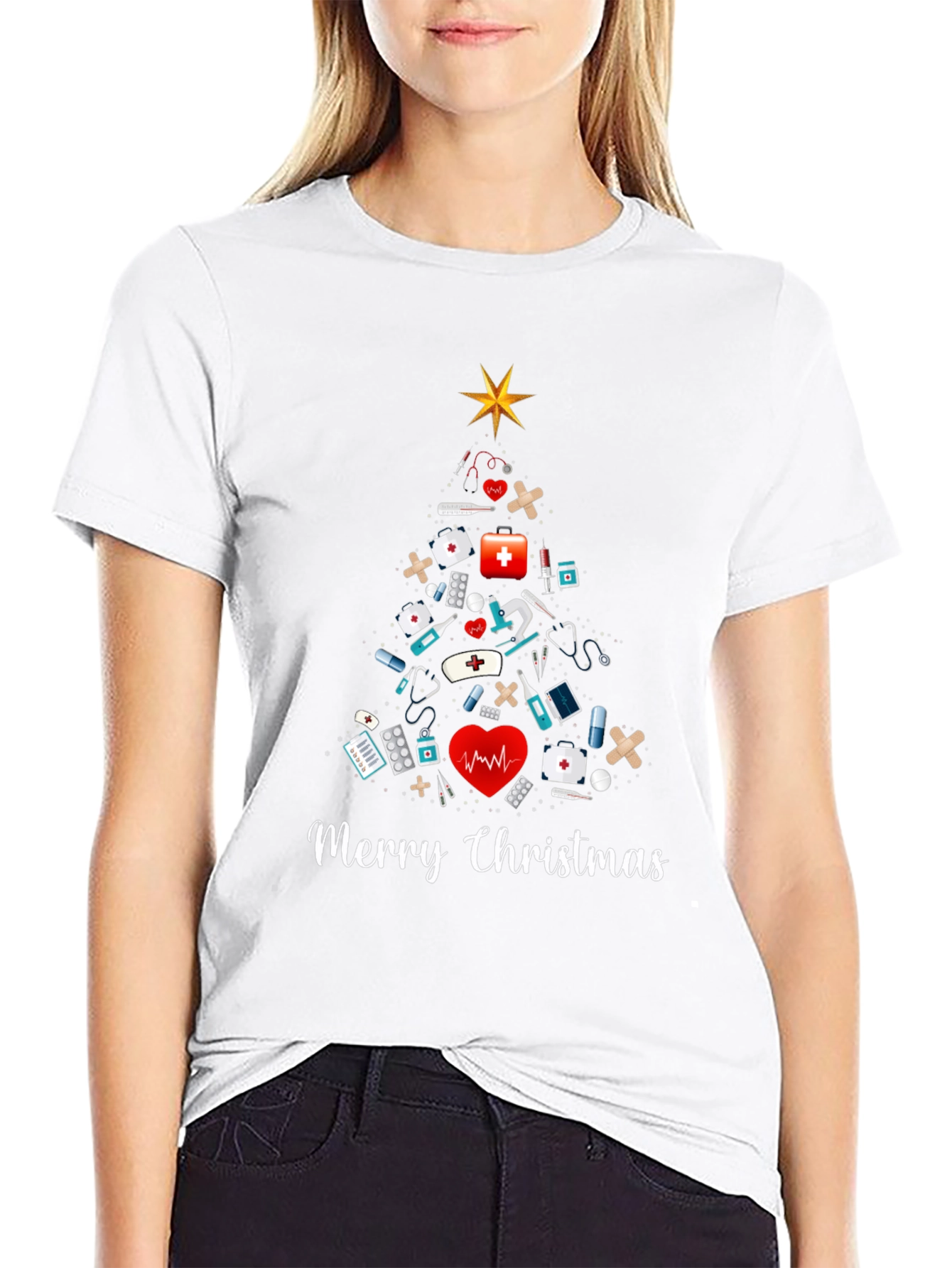 Merry Christmas Nurse T-Shirt