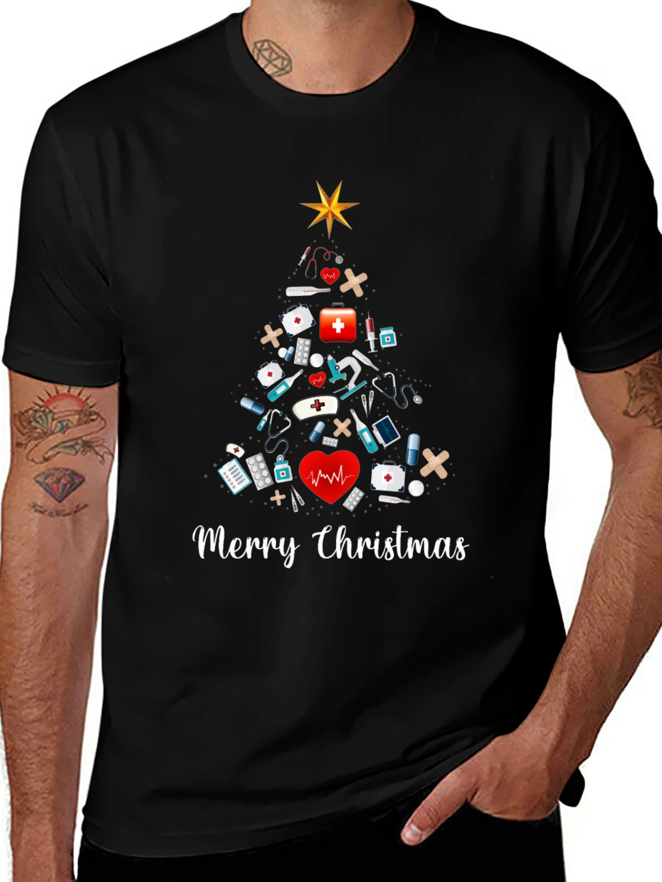 Merry Christmas Nurse T-Shirt