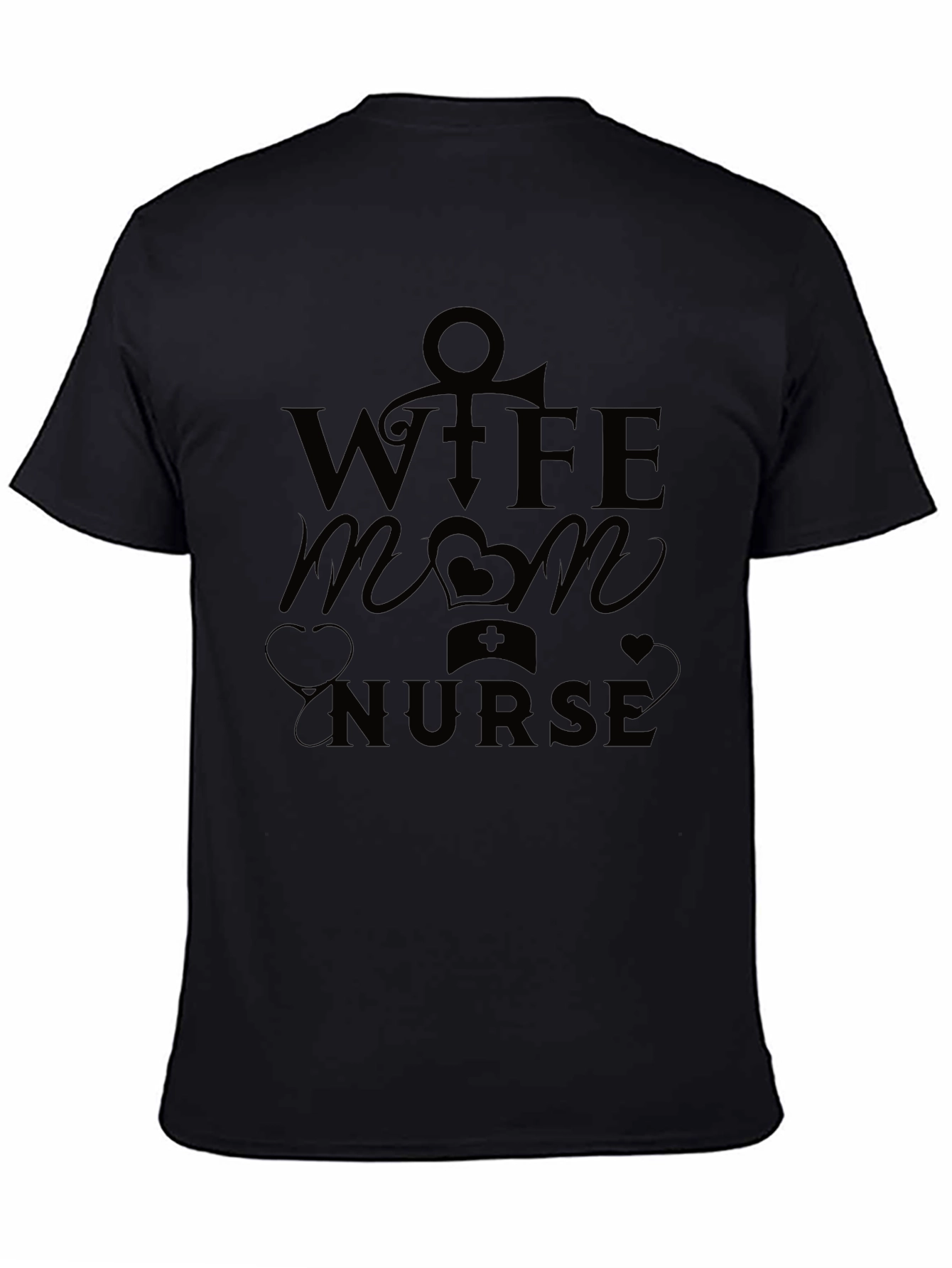 Wife Mom Nurse Graphic T-Shirt
